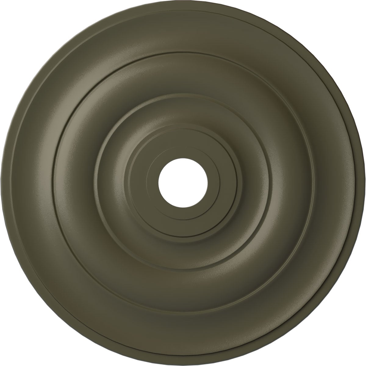 Ekena Millwork CM26JEWHF Jefferson 26.5-in W x 26.5-in L Painted Witch Hazel Polyurethane Whole Ceiling Medallion