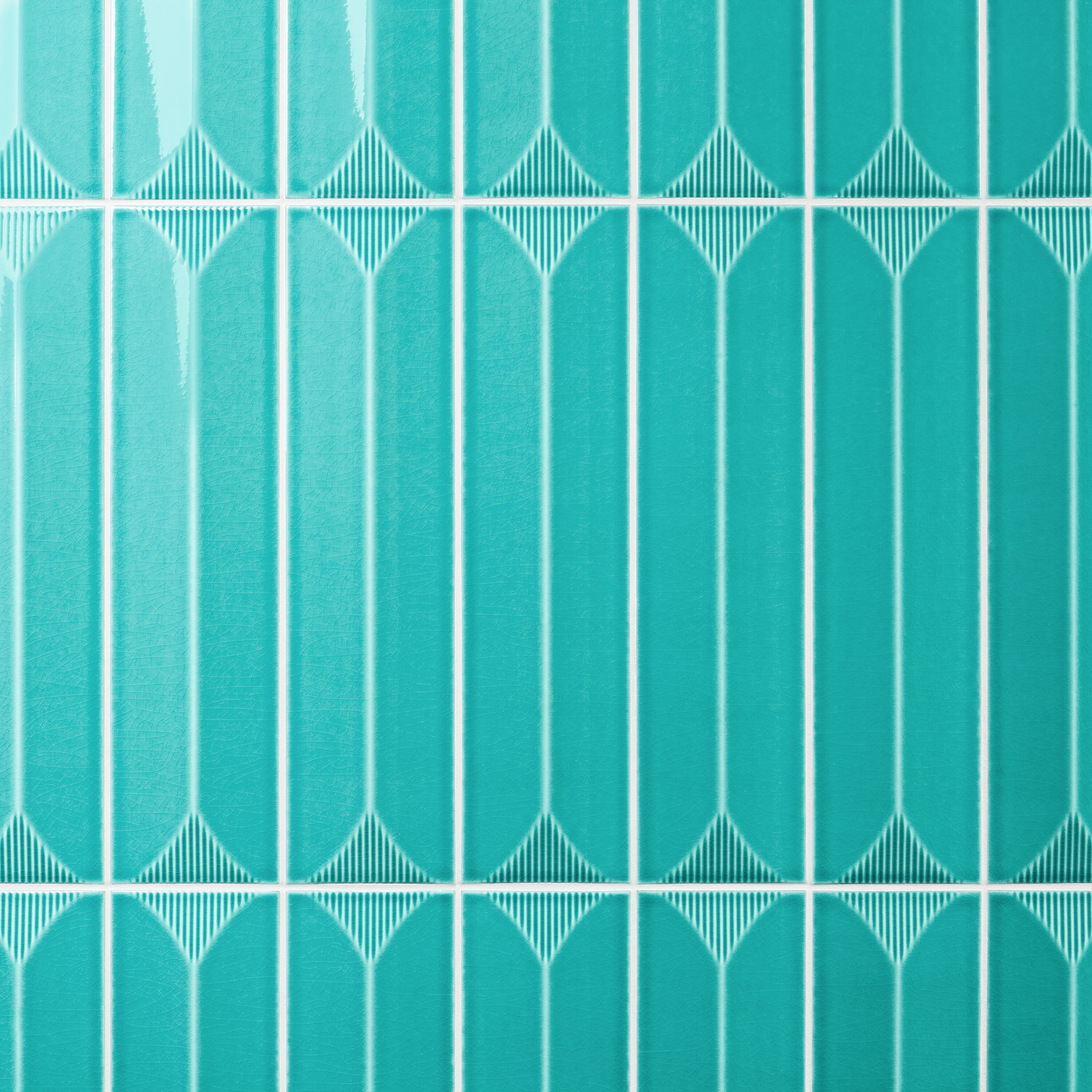Artmore Tile EXT3RD108767 Refined Teal Green 4-in x 16-in Glazed Ceramic Subway Wall Tile (6.53-sq. ft/ Carton)