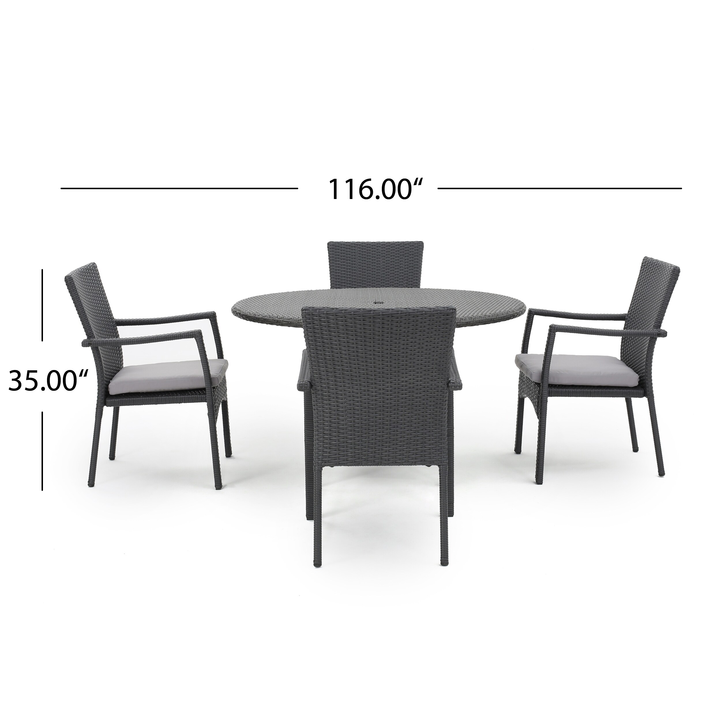 Christopher Knight Home 300199 Patio-Dining-Sets - View #6