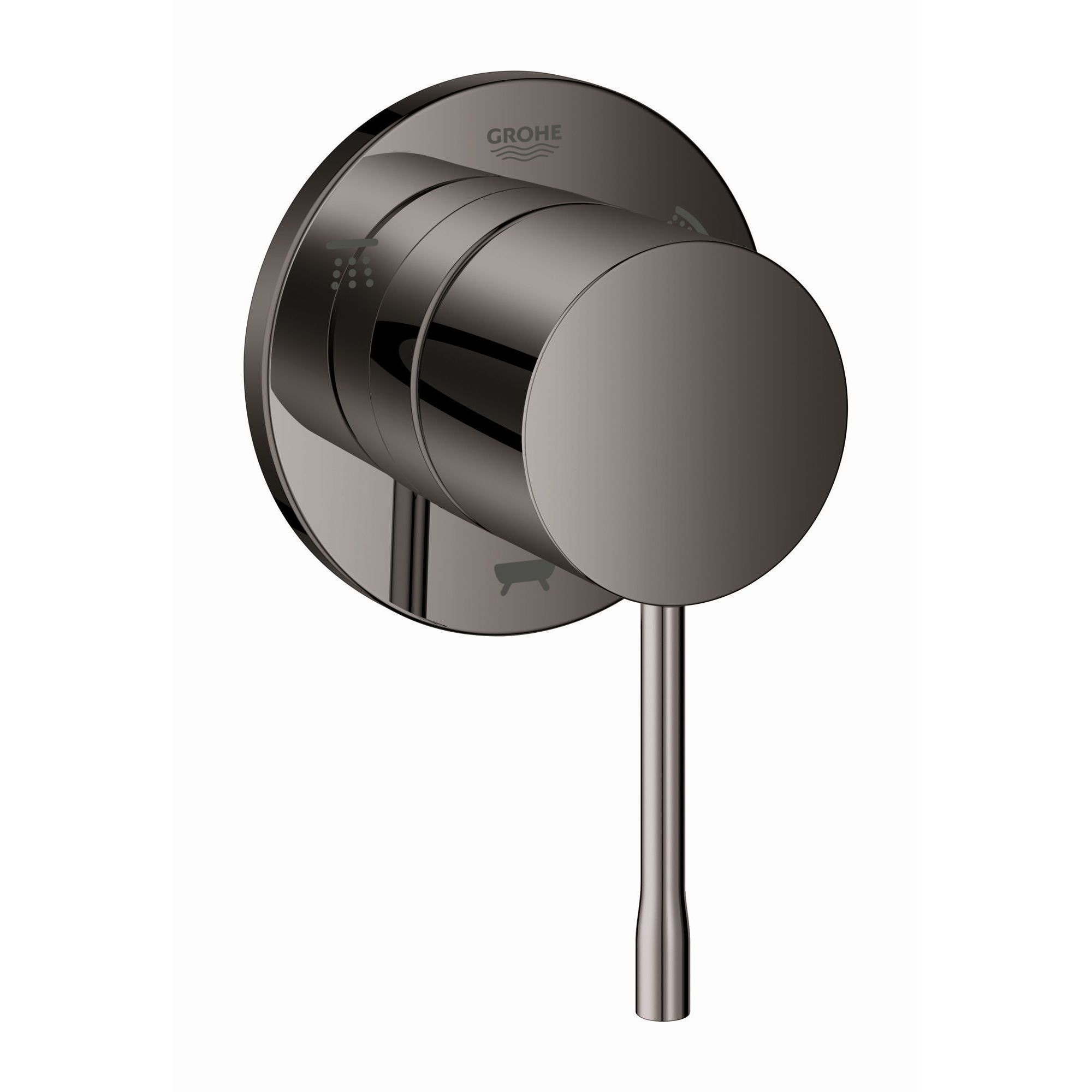 tij gisteren Retentie GROHE Essence New Hard Graphite 2.38-in Bathtub/Shower Diverter (3.13-ID)  in the Bathroom & Shower Faucet Accessories department at Lowes.com