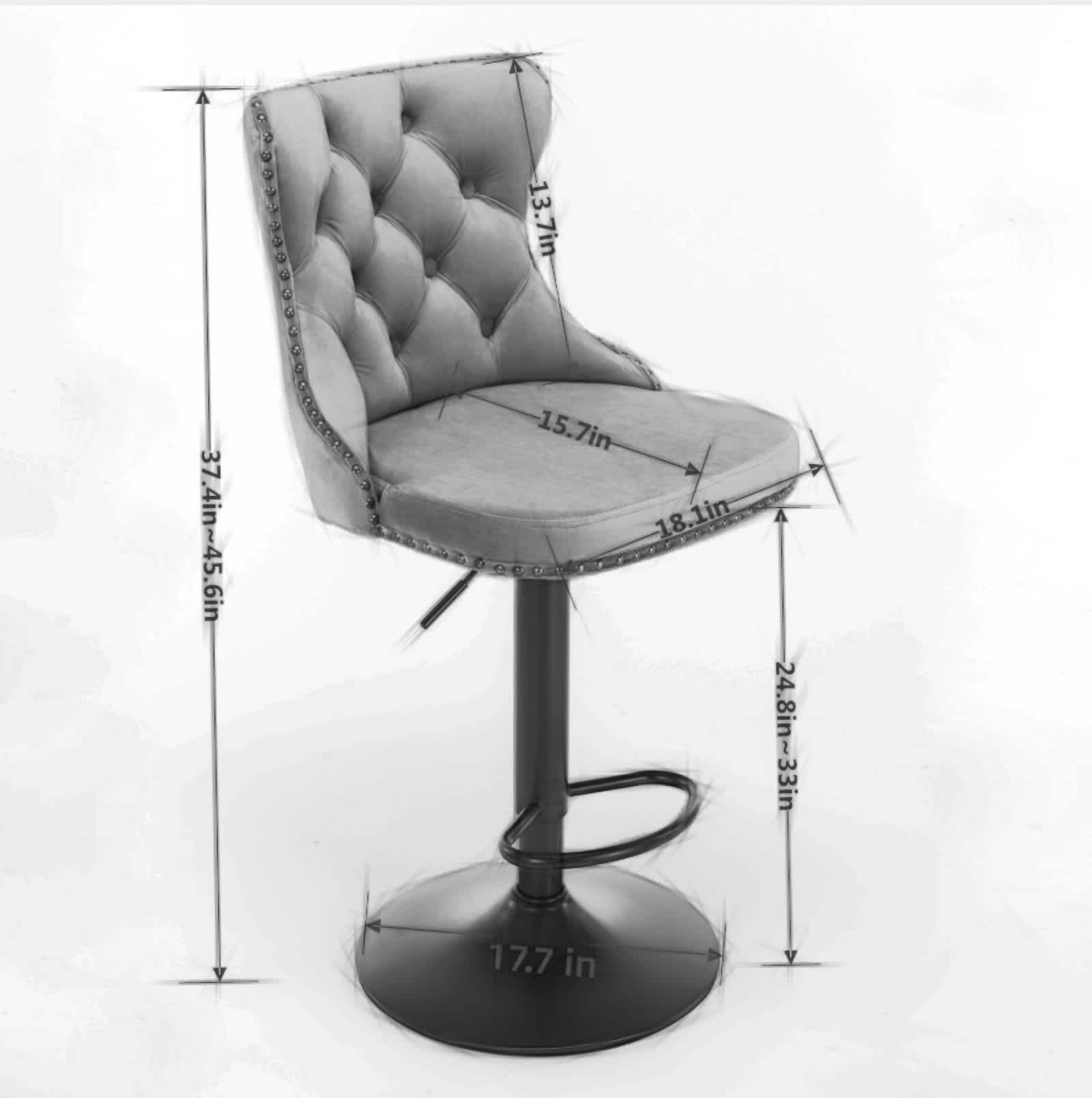 Vynxaria LEXY1953-DJCF-BTY001 Dining-Chairs - View #8
