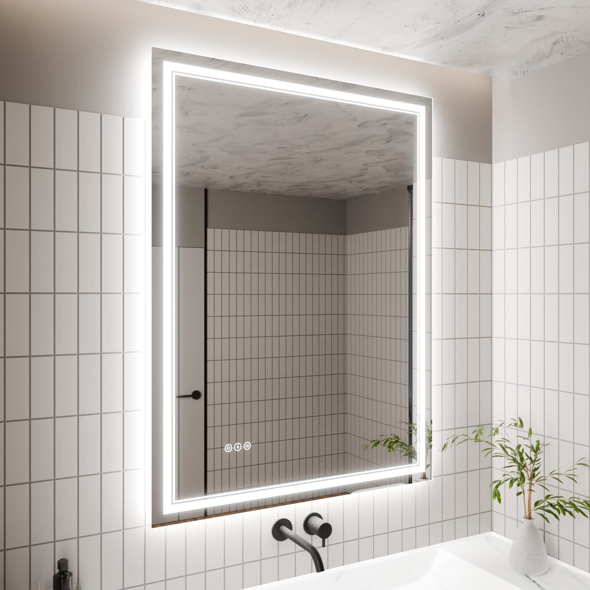 AAZJ JKF-MC04-4836SF2 Framed-Bath-Mirrors - View #7