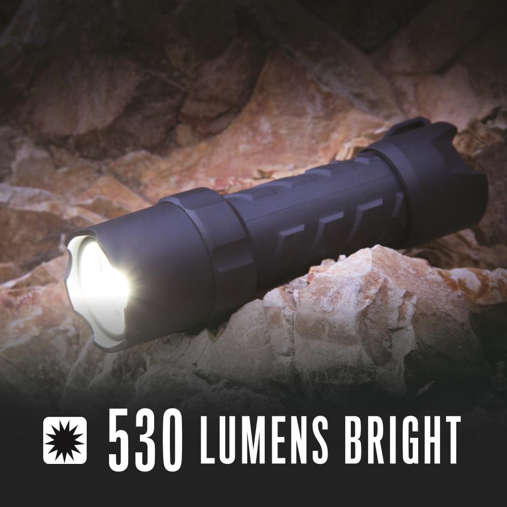 Coast 530-Lumen 3 Modes LED Rechargeable Flashlight (Lithium Ion (3.7V ...