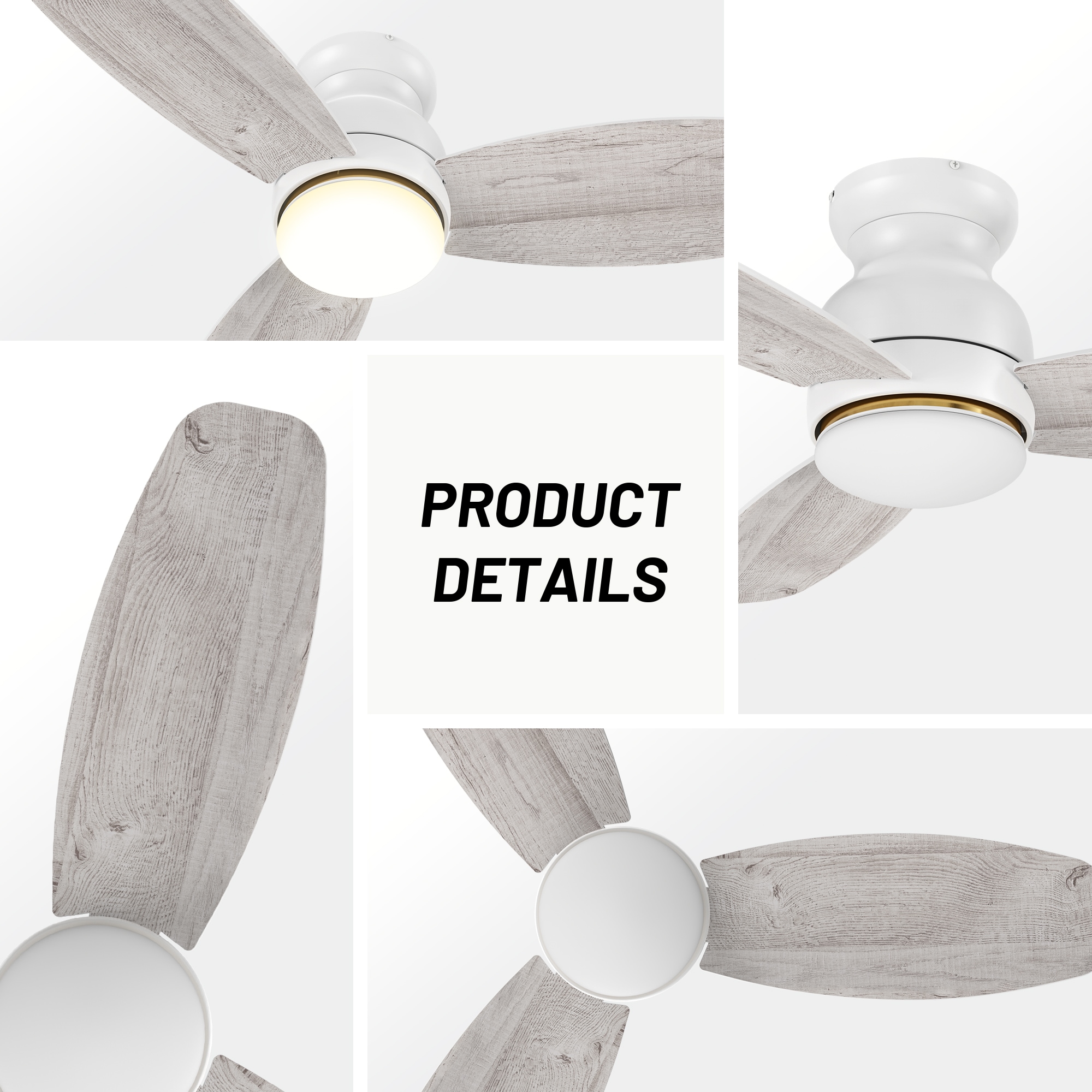 CARRO USA LYDC483Q-L11-WP-1-FM Ceiling-Fans - View #4
