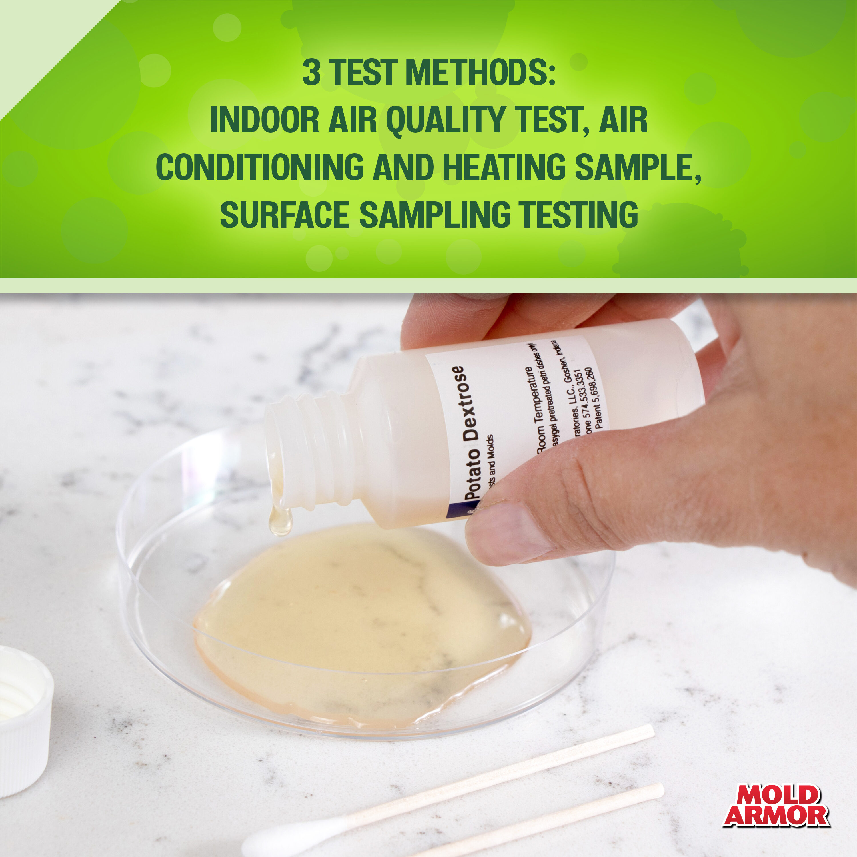 Mold Armor Indoor Mold Test Kit - Detects Mold Presence, Quick