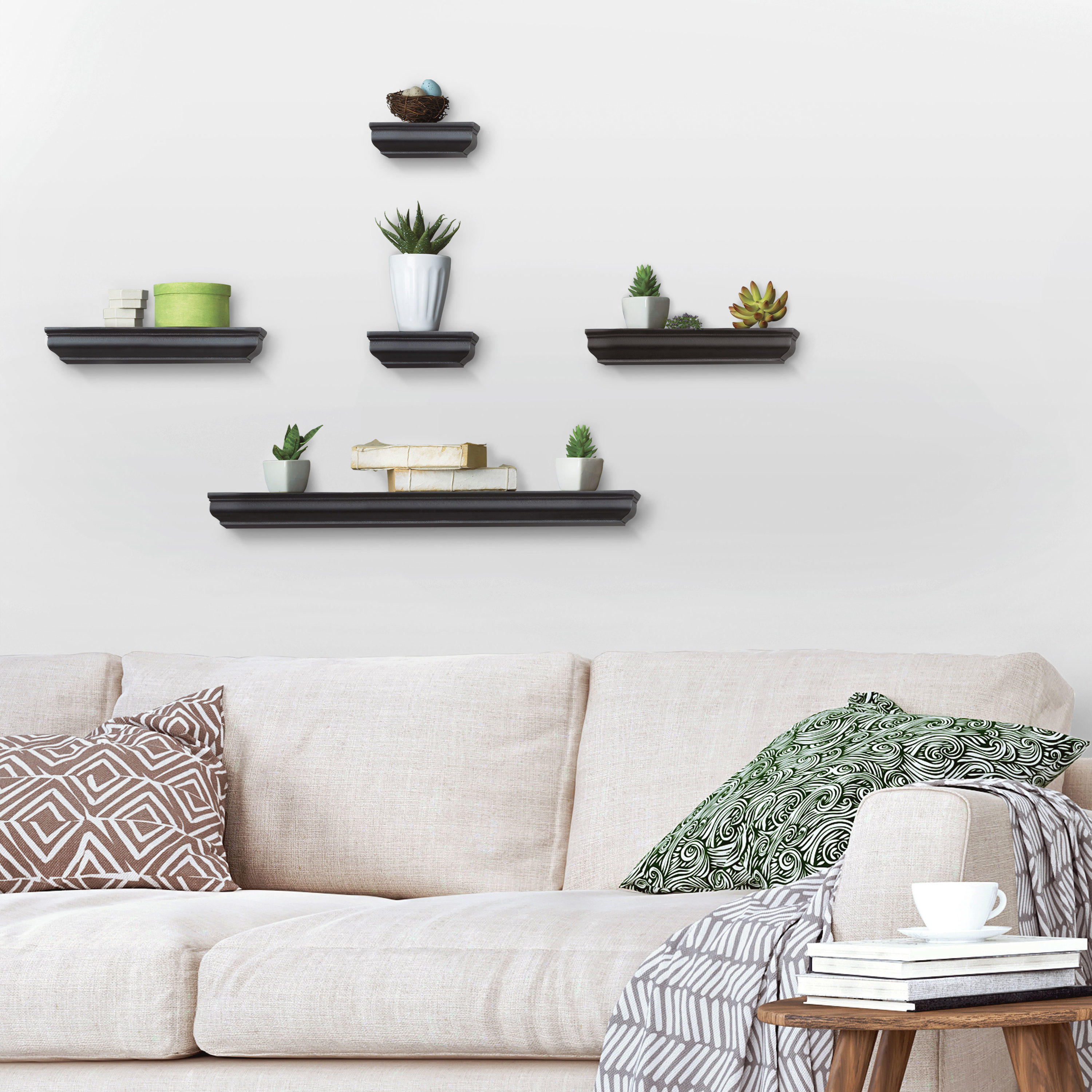 Melannco 5238468 Wall-Mounted-Shelving - View #2