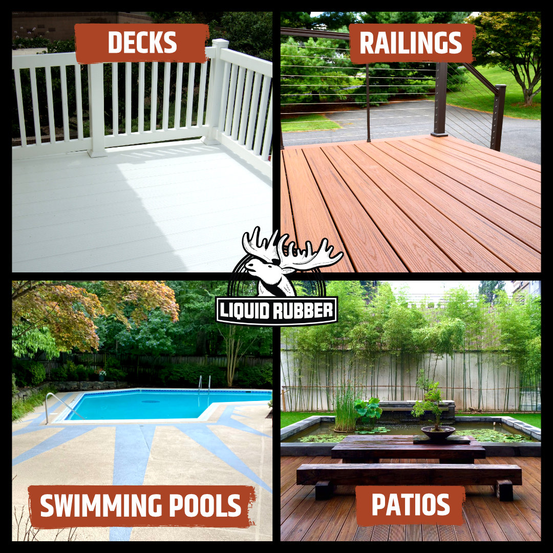 rubberized paint for wood decks