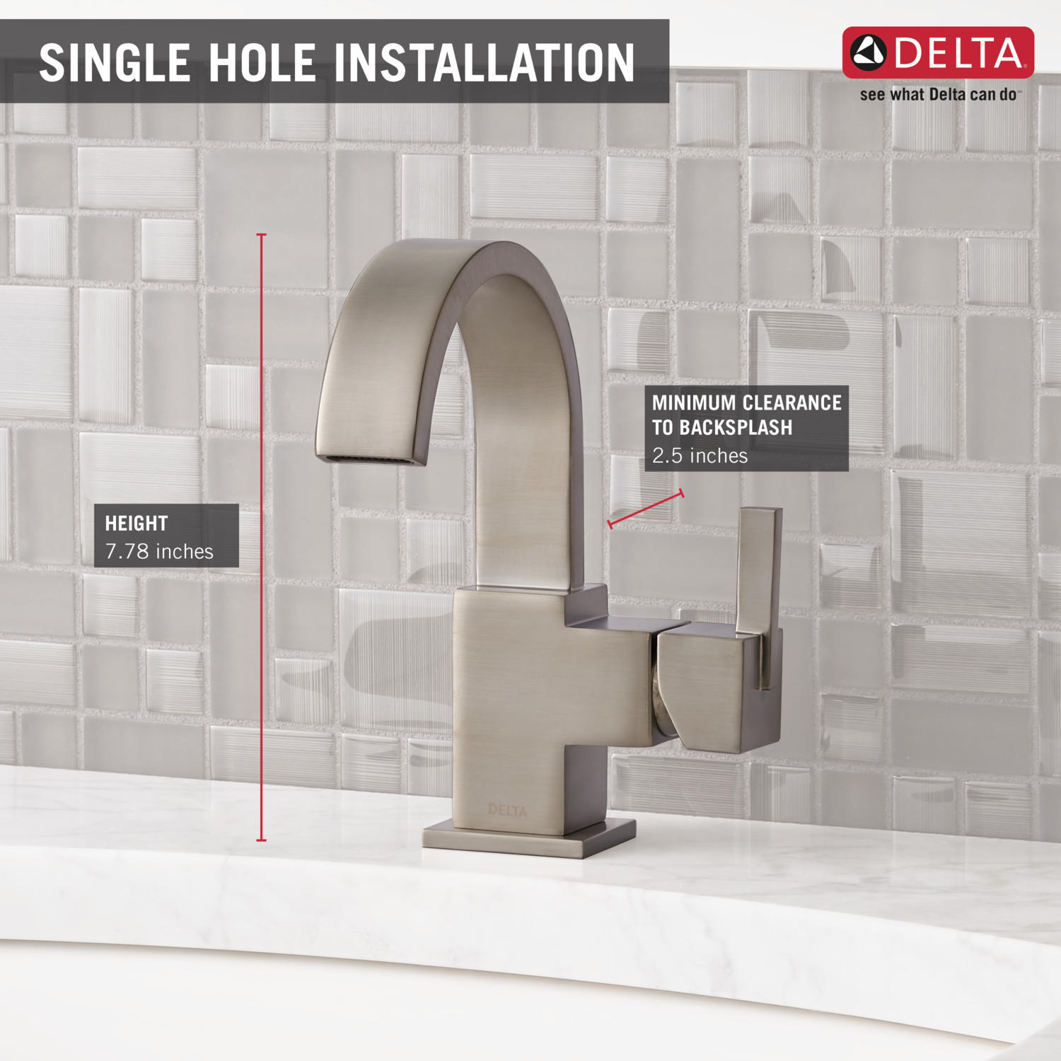 Delta 553LF-SS Lavatory-Faucets - View #4