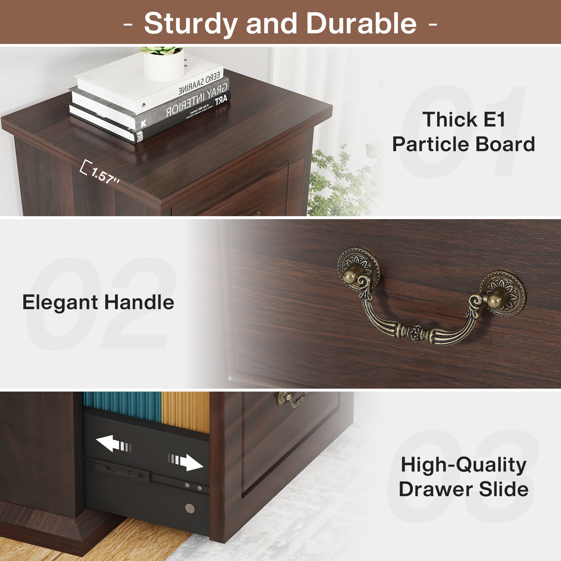 Tribesigns LWFD-NY281 Pull-Out-Cabinet-Baskets - View #5