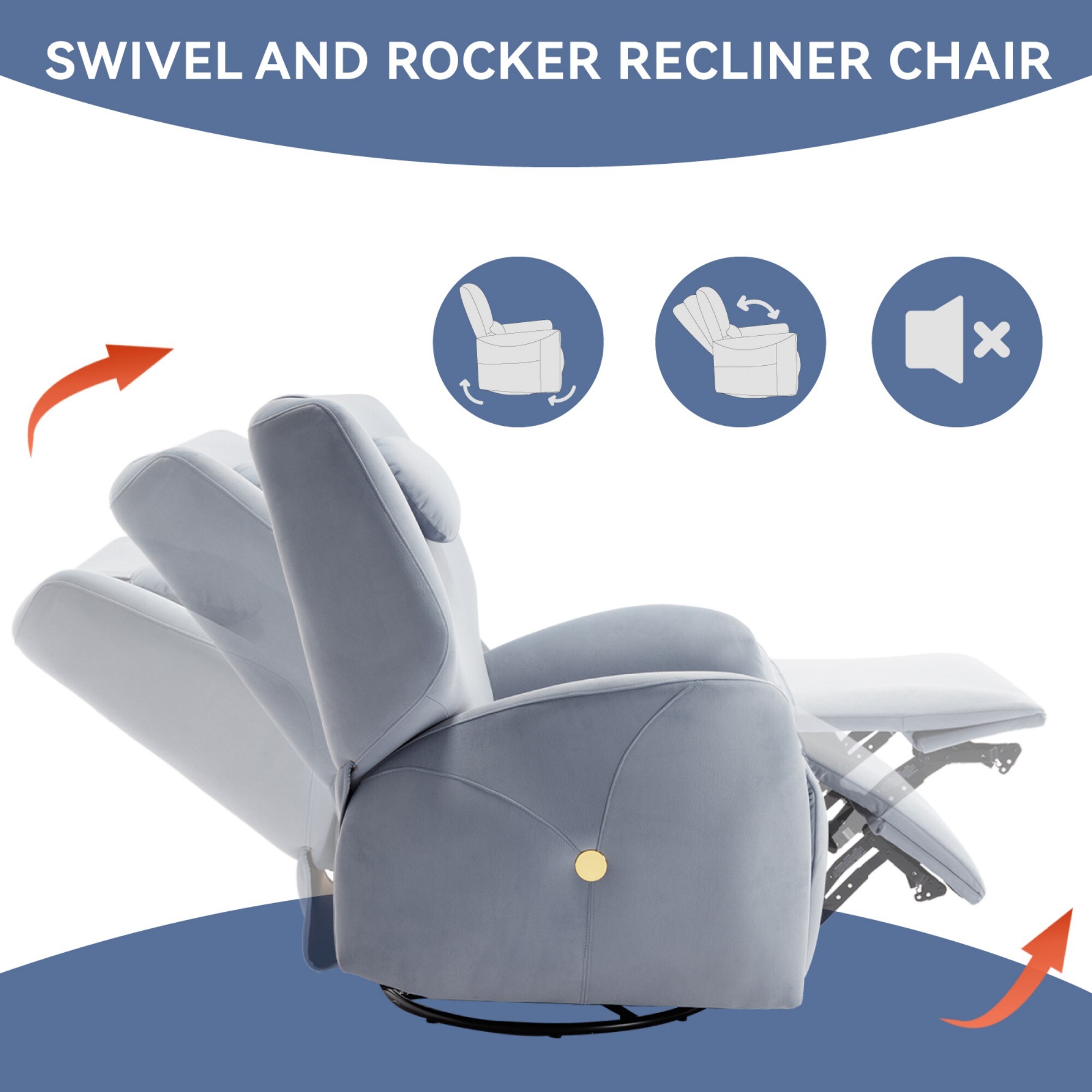 Boyel Living BL-CM806BL recliners - View #5