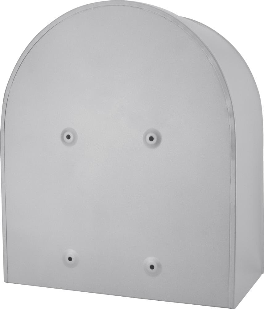 Large Gray Steel Locking Wall Mount Mailbox