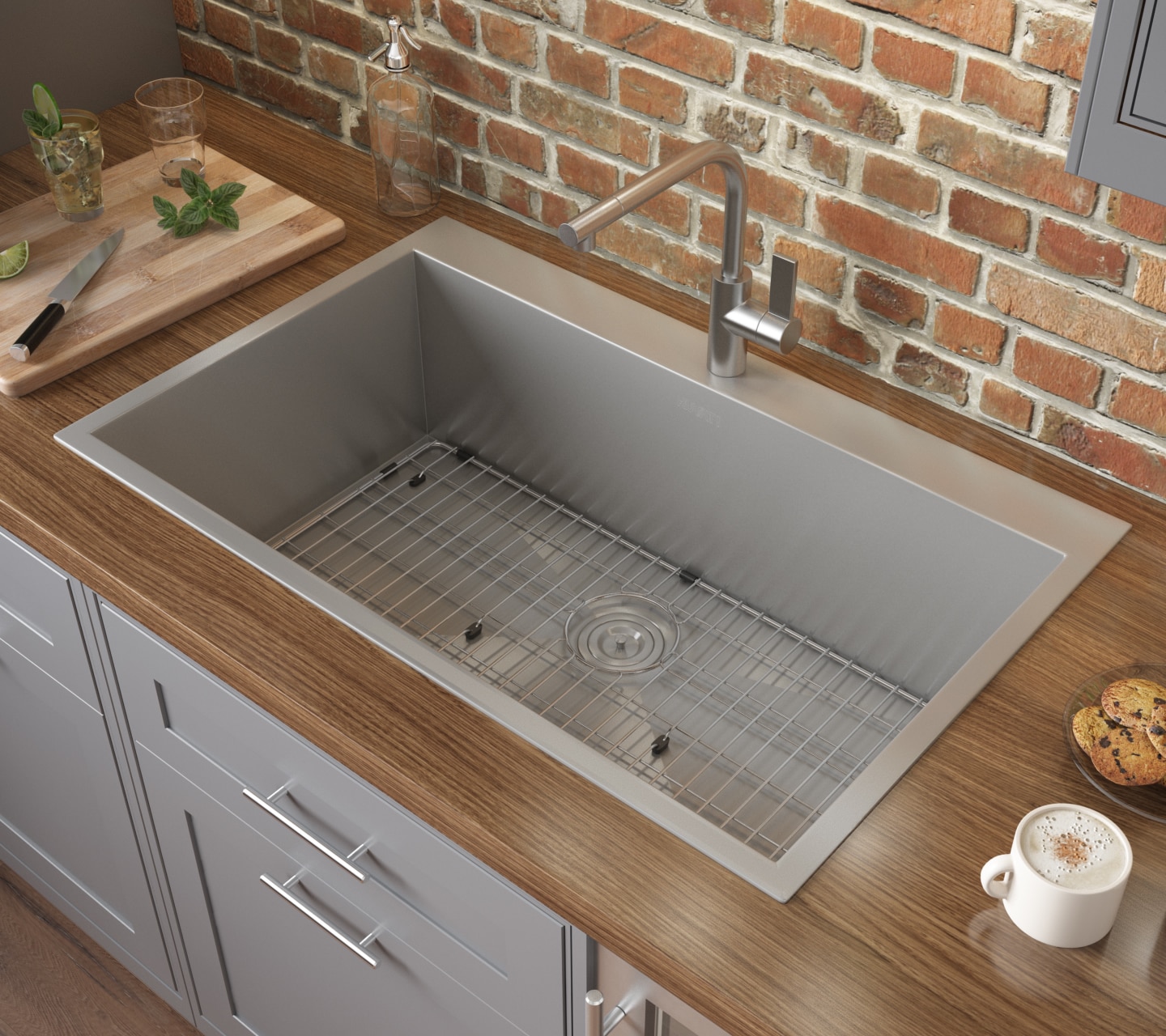 Ruvati RVH8000 Kitchen-Sinks - View #3