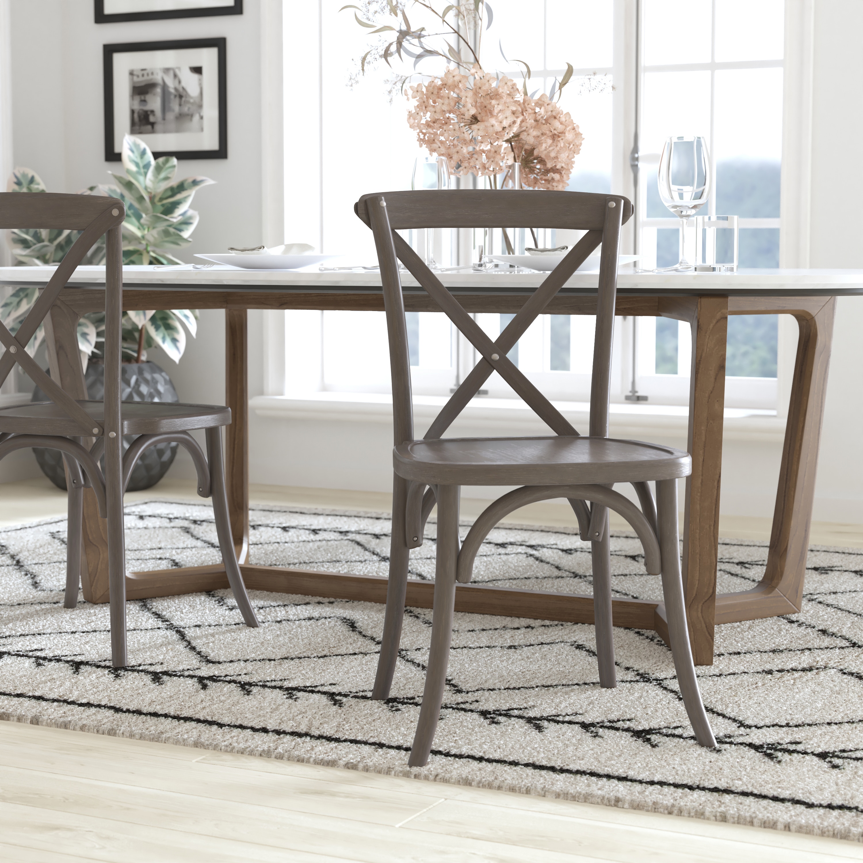 Flash Furniture 841201113881 Modern Grey Accent Chair