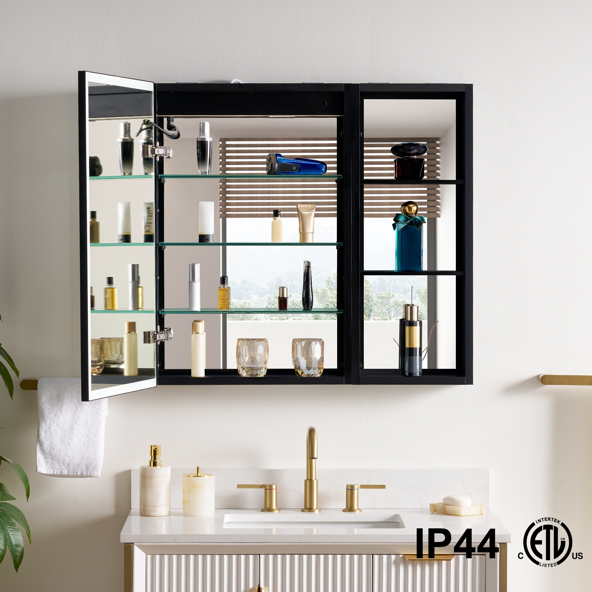 WELLFOR W12MCL2030L-MC Bathroom-Medicine-Cabinets - View #2