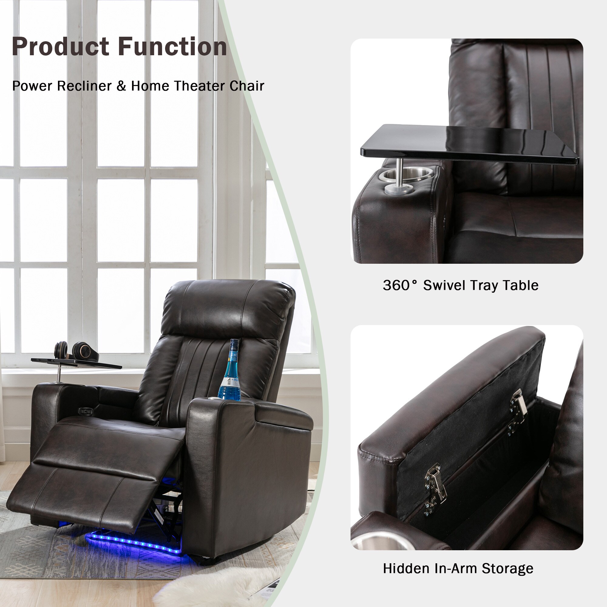 Cooliving LPP038535PAA recliners - View #14