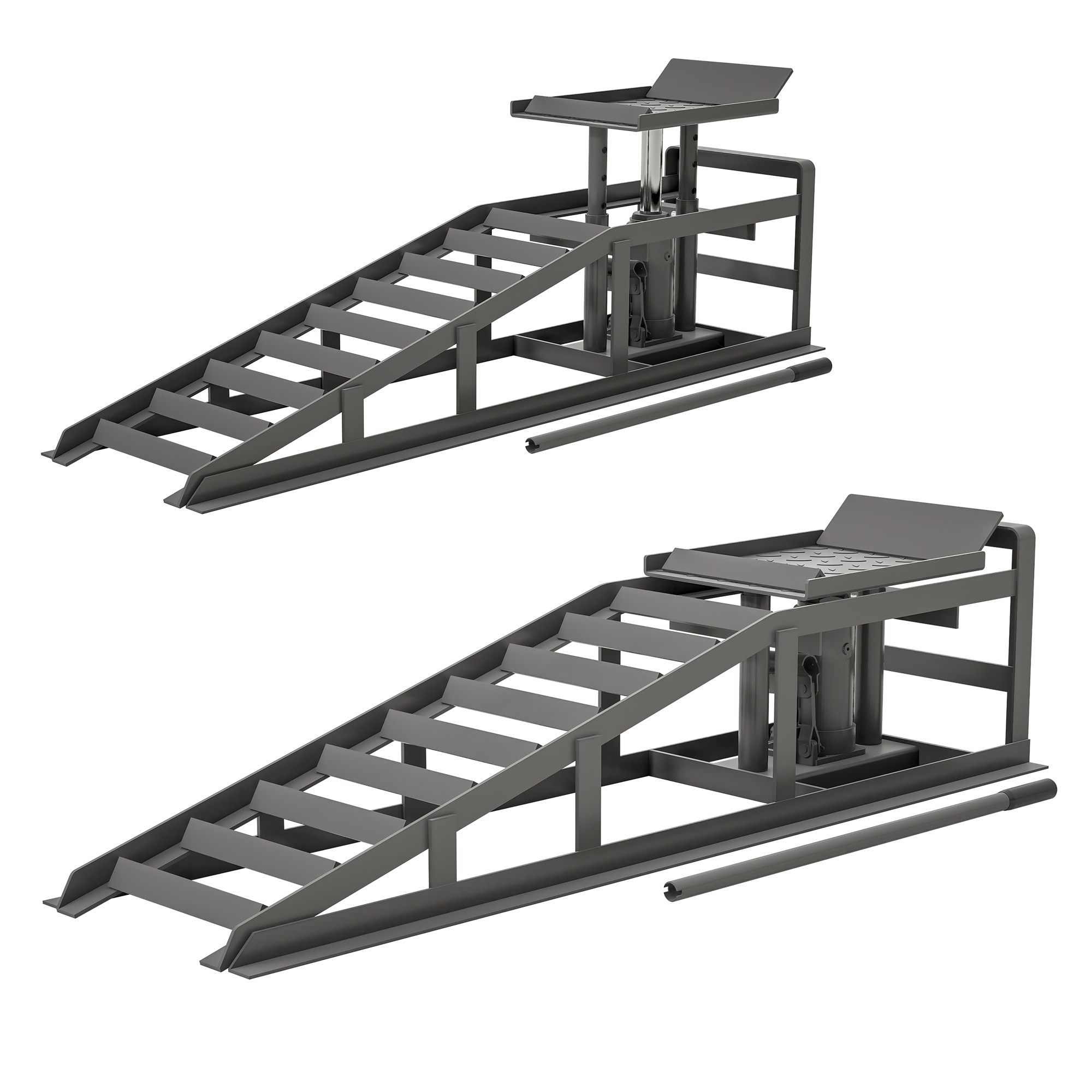 Gaierptone CRXZ5SE0JGD Gray 5-Ton Steel Hydraulic Jack kit