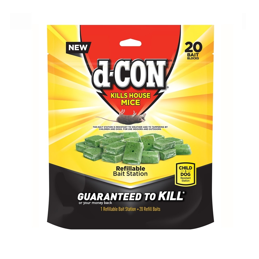 D-CON  Bait Station Blocks For Mice