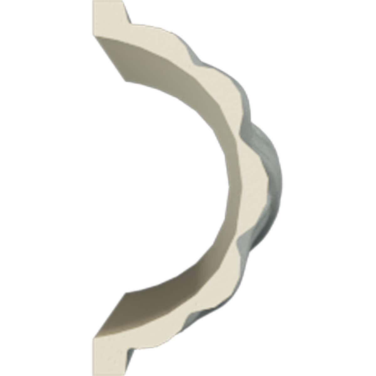 Primed White Polyurethane Reeded Panel Moulding