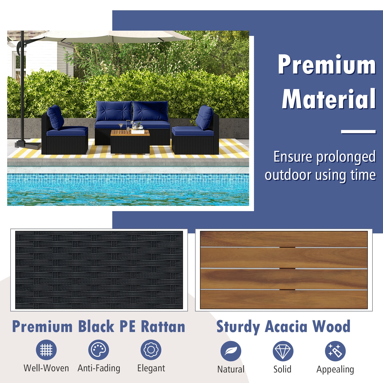 LIVIZA OUJ73007NY Patio-Sofas-Daybeds - View #6