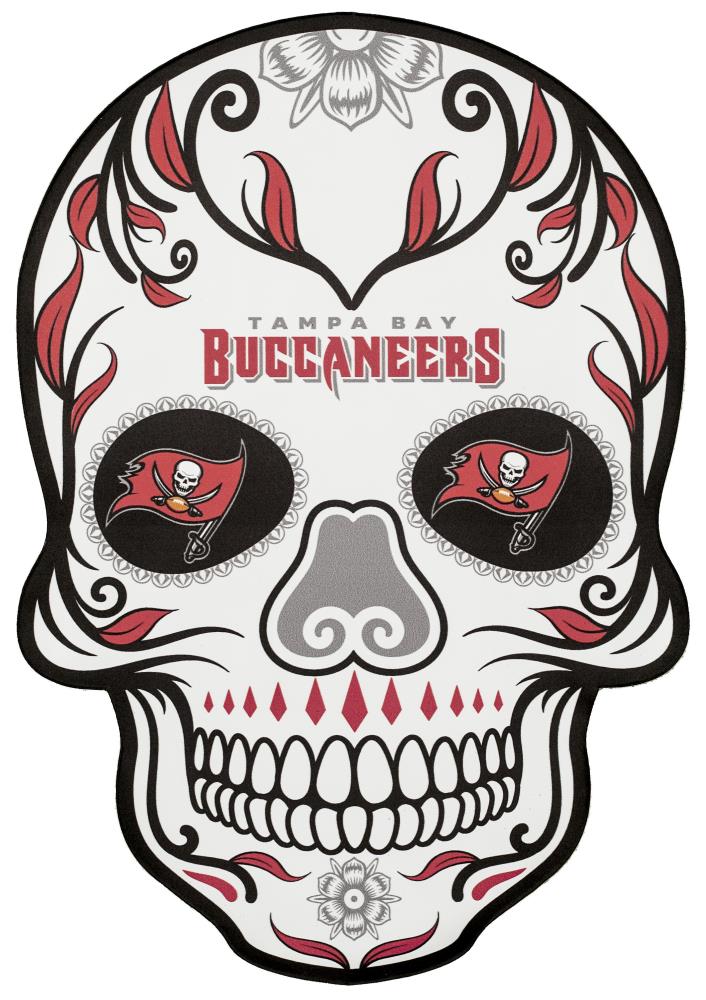 WinCraft Tampa Bay Buccaneers Logo Crystal Mirror License Plate