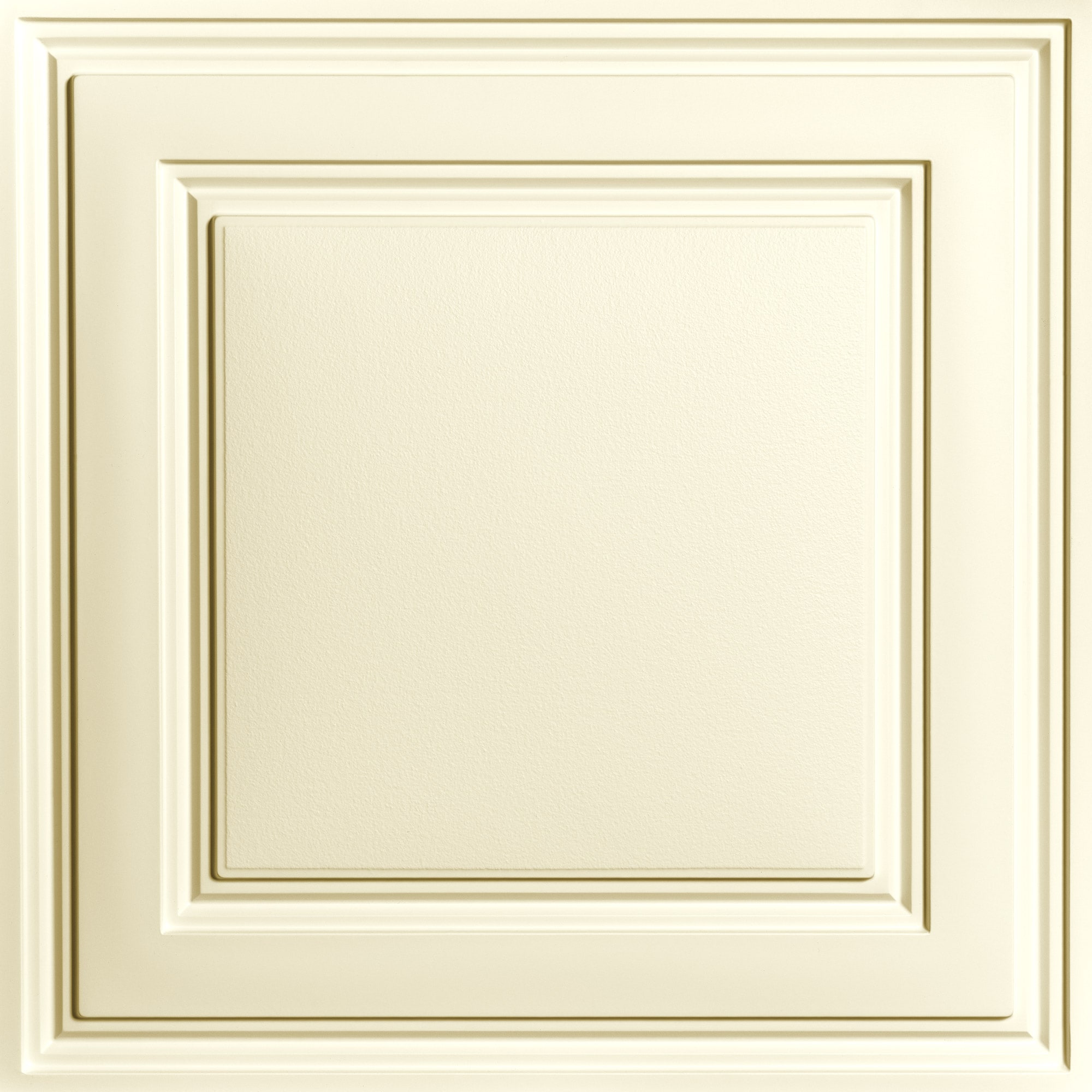 Ceilume V1-STR-22SAO-10 2-ft x 2-ft Stratford Feather-Light Sand PVC Drop Ceiling Tile ( 10 -Pack, 40-sq ft / Case )