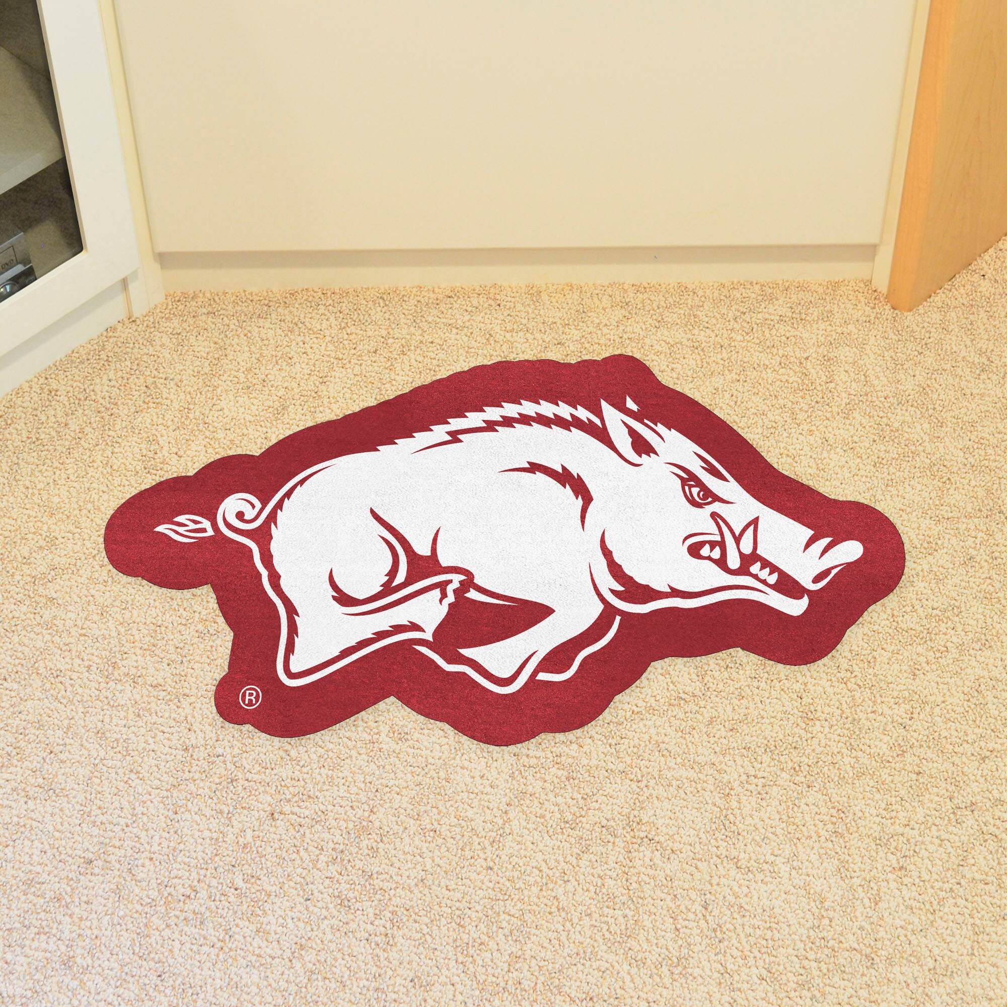 Clemson University Mascot Mat - Paw Print Logo - Floor Rug - Area Rug