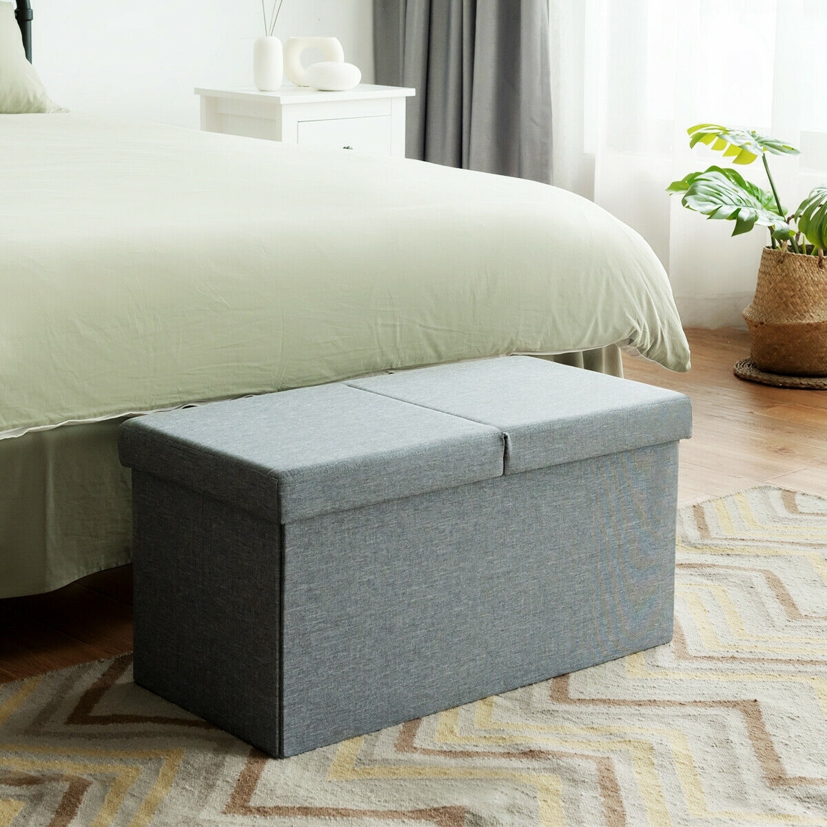 Slickblue D-CO-LS48856WH Indoor-Ottomans - View #2