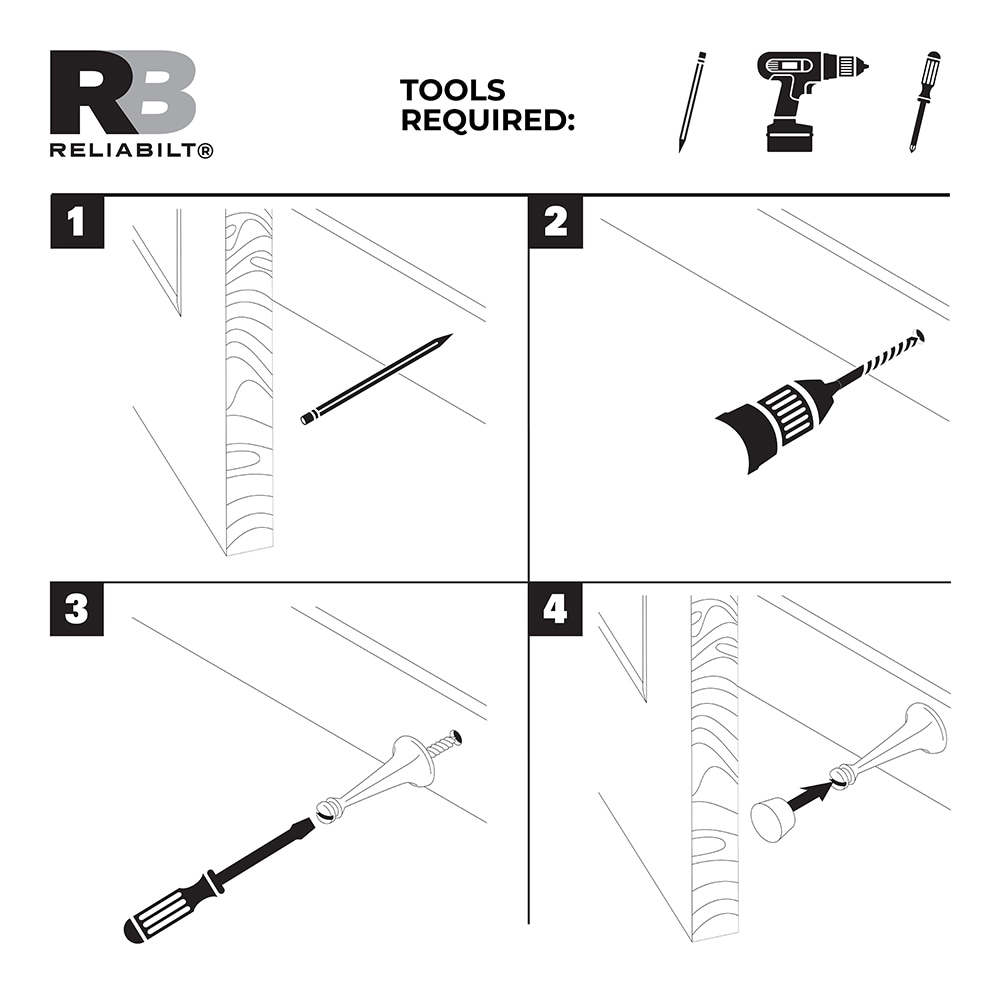 RELIABILT 605704 Door-Bumpers-Stops2 - View #6