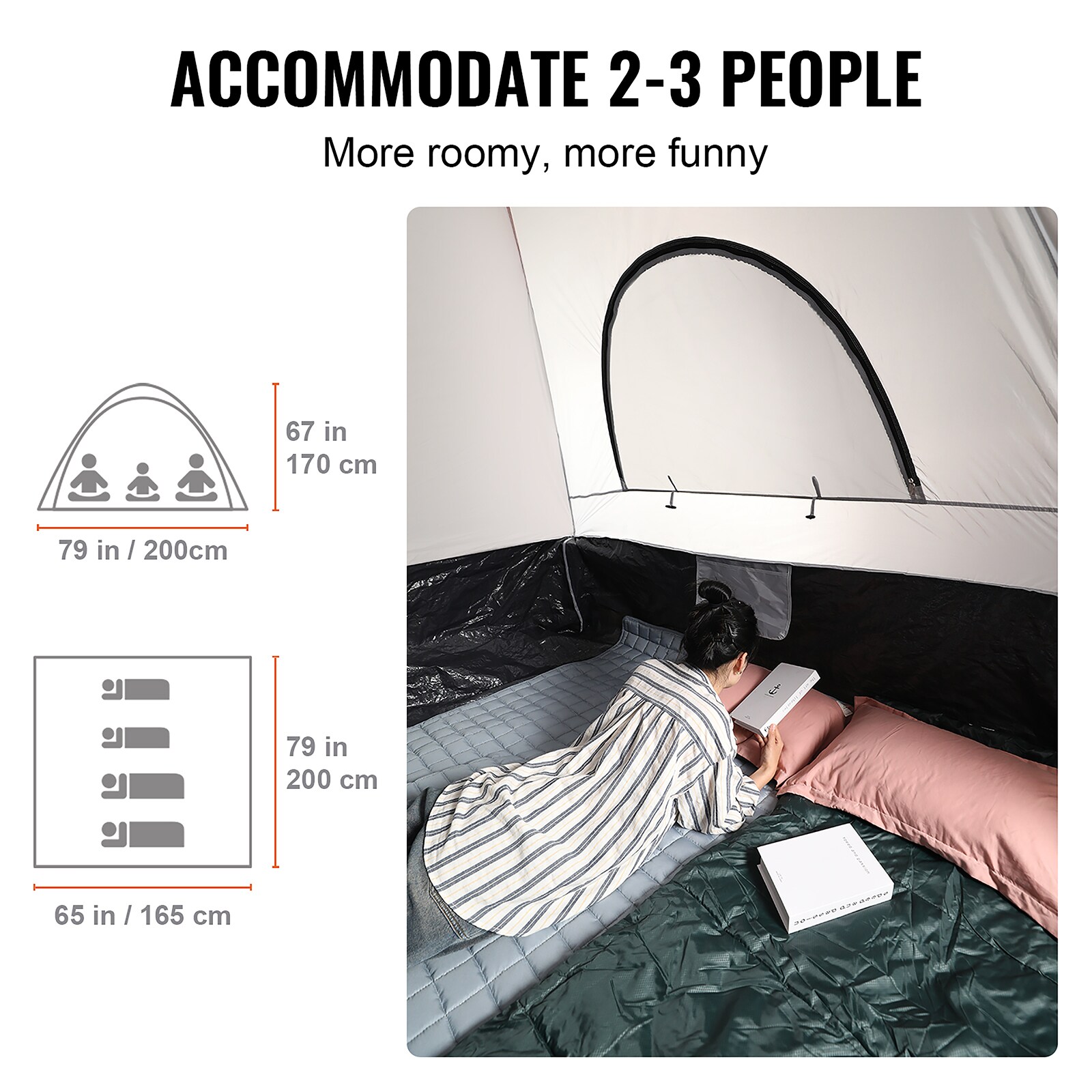 VEVOR 2 Person Tent