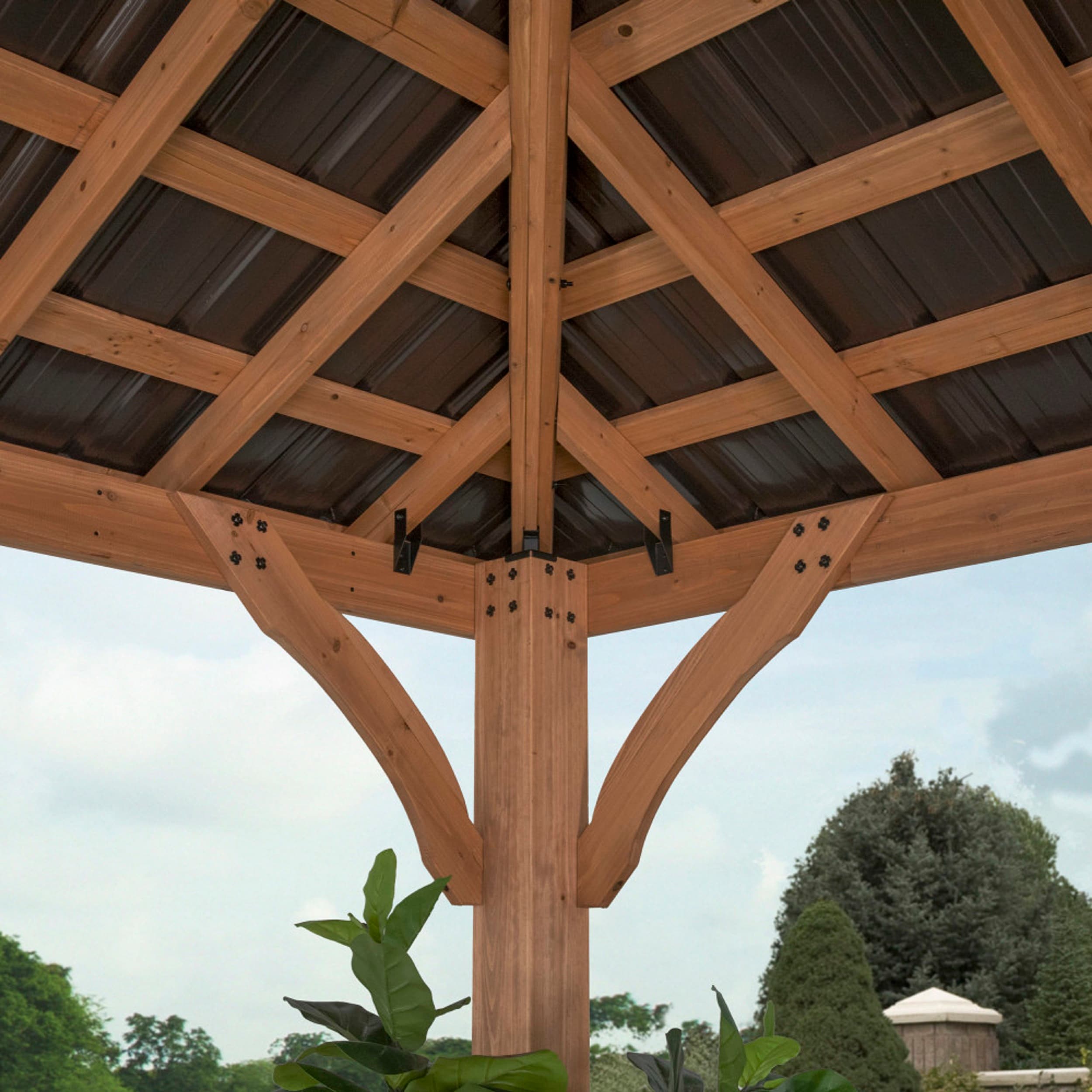 Backyard Discovery 2206076COM Wood-Resin-Gazebos - View #9