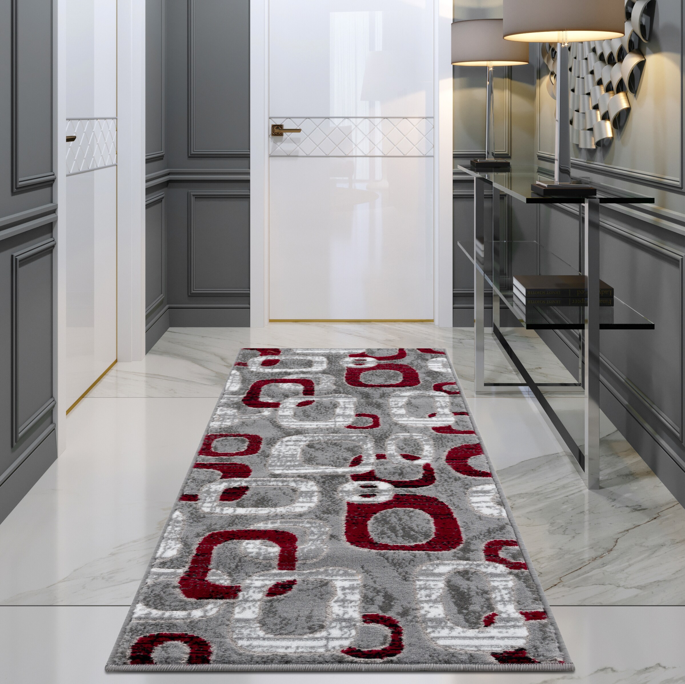 LBaiet SL425R26 RED rugs - View #2
