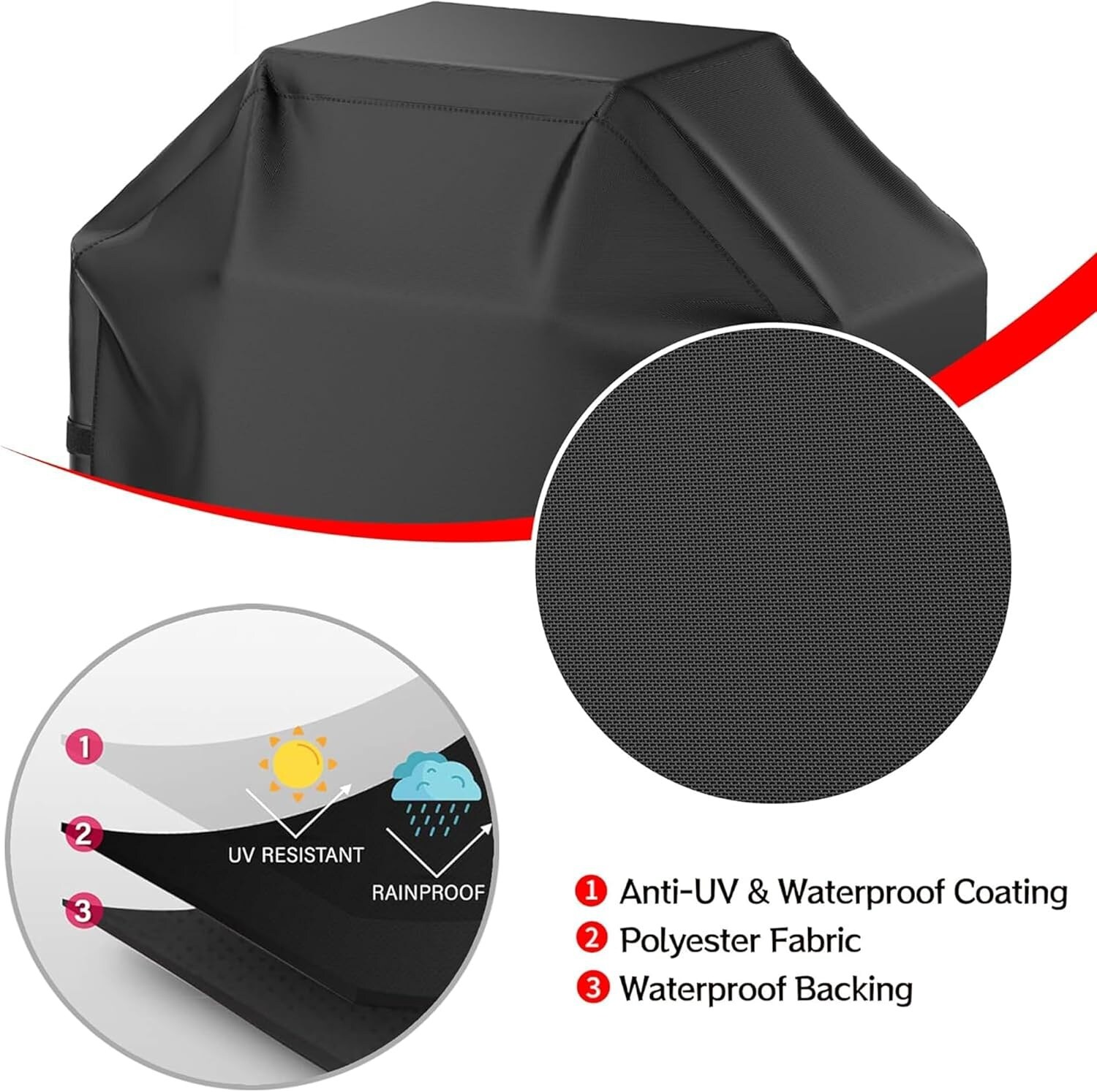 PRIMEPLUS LS-GCOVER-B582343-3P Grill-Covers - View #2