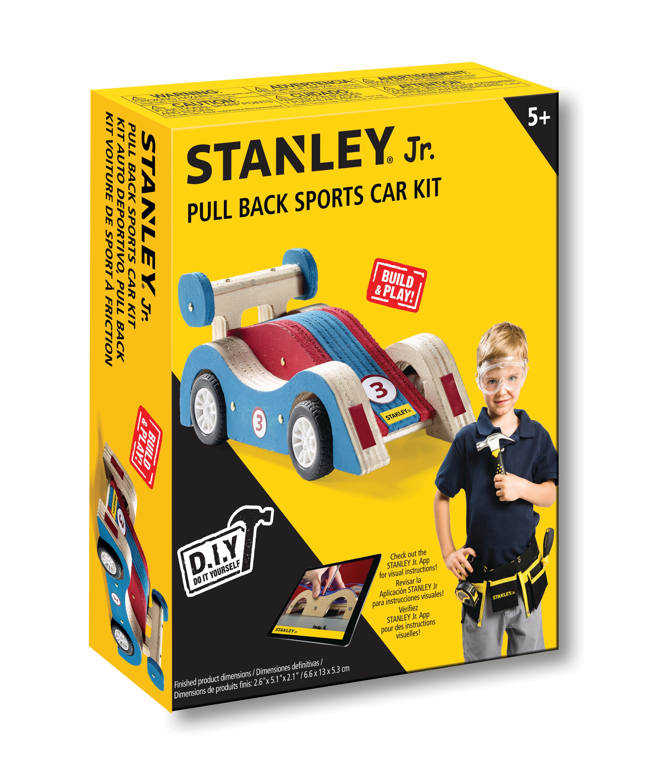 Stanley Jr. OLJK030-SY Kids-Woodworking-Project-Kits - View #2