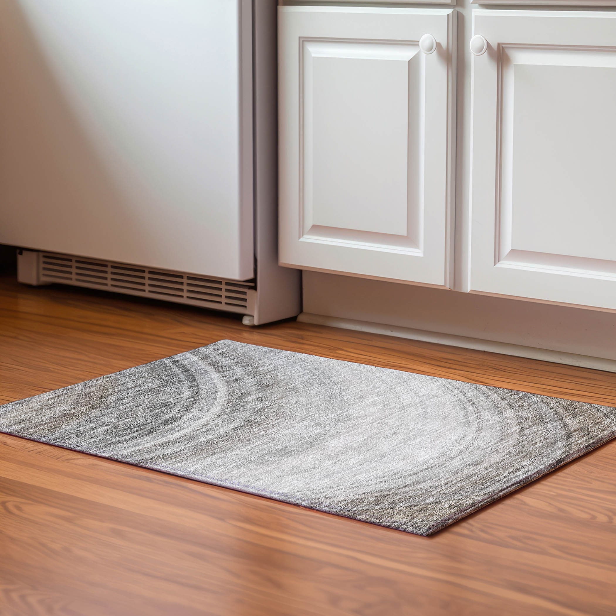 Addison Rugs AMF584GY20X30 Mayfield AMF584GY 2 x 3 (ft) Loomed Polyester Gray Rectangular Indoor Geometric Machine washable Area rug
