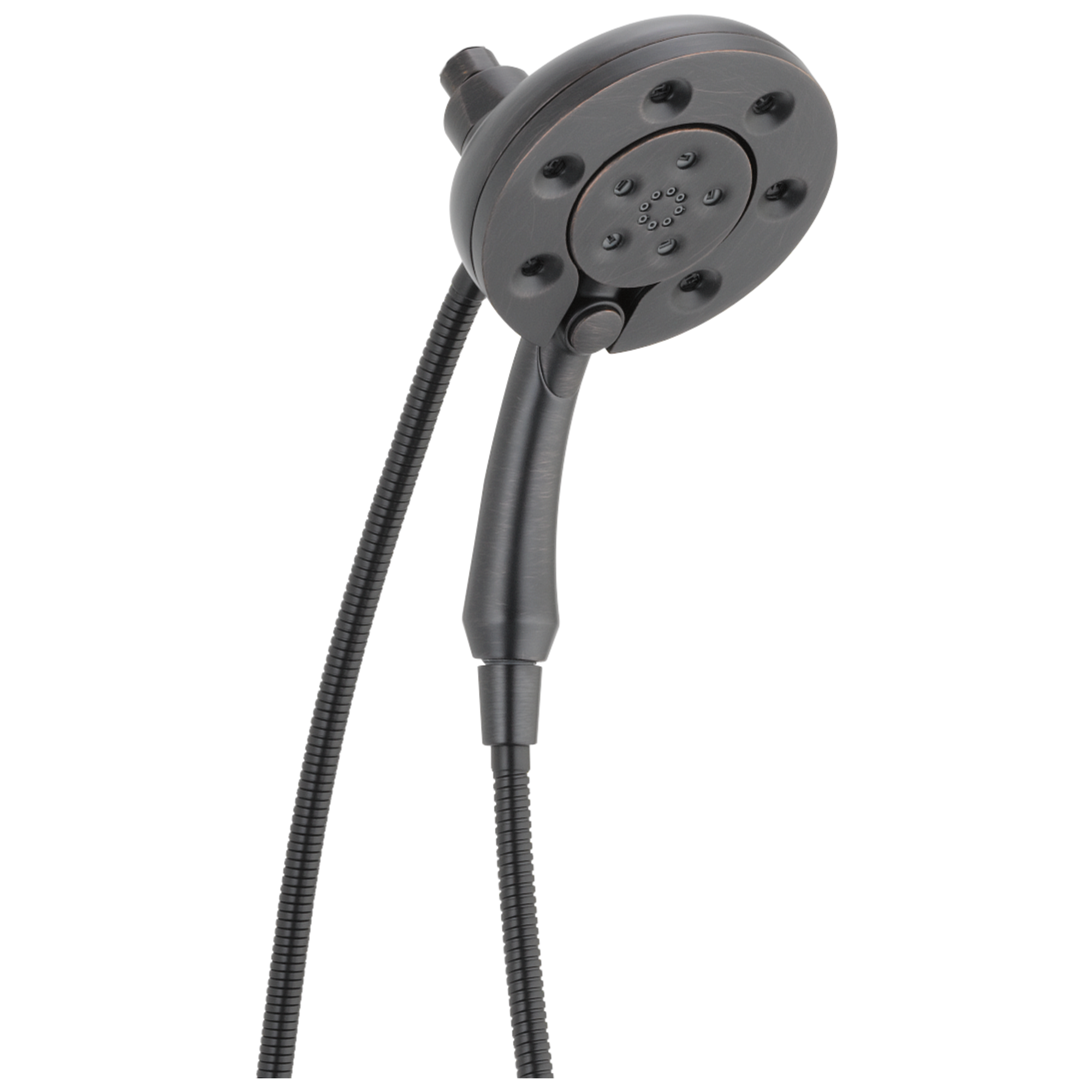 Delta 58472-RB Universal Showering Components 4.0 -Spray Venetian Bronze 5.0-in Round Dual/Combo Shower Head 2.5 GPM