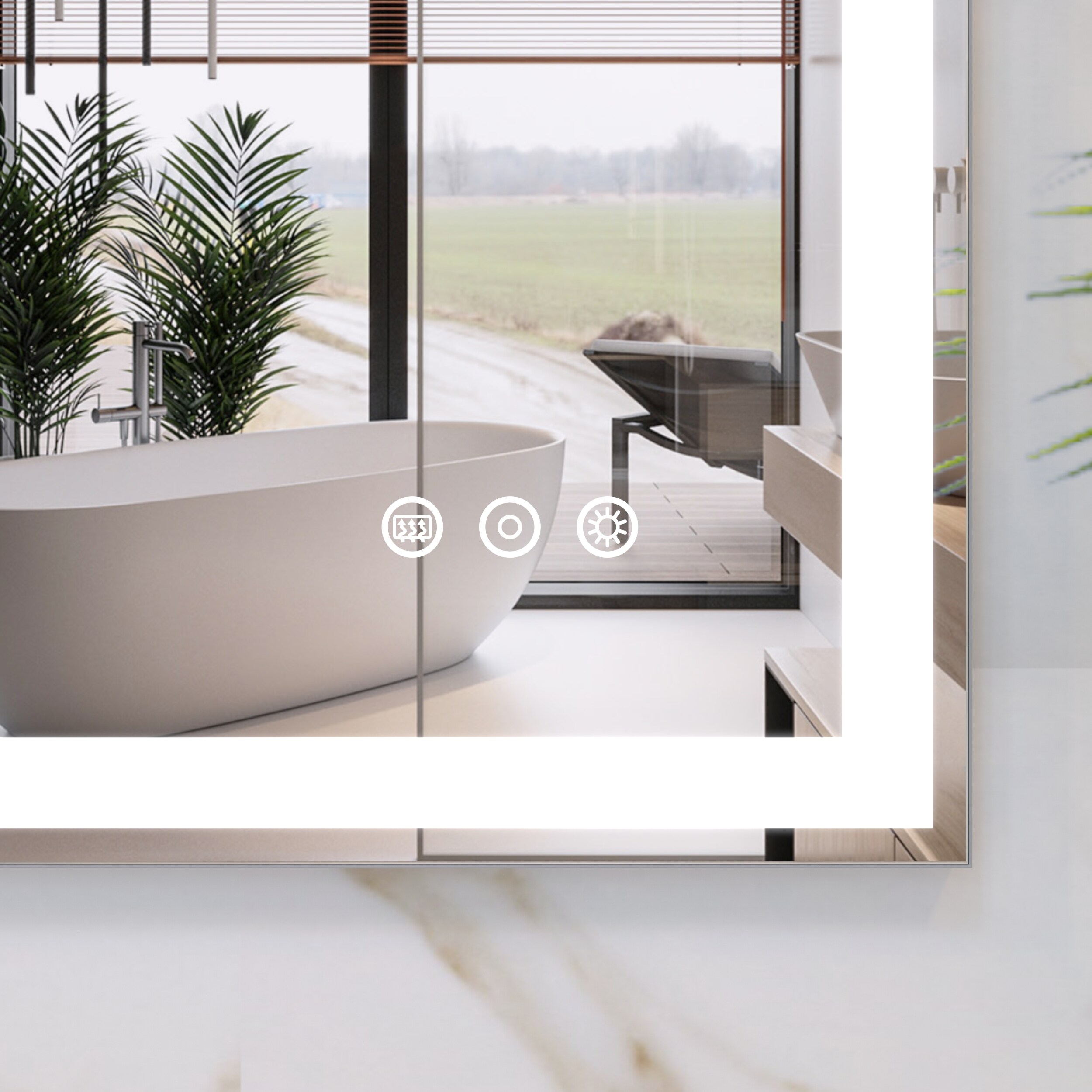 WELLFOR AMBE-S4030 Framed-Bath-Mirrors - View #7