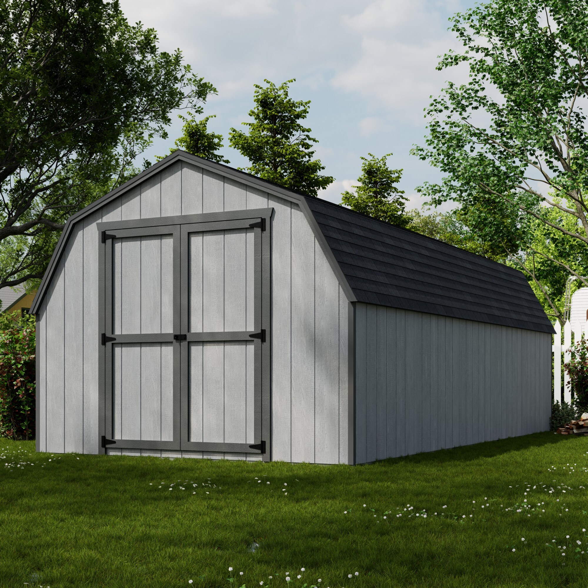 Little Cottage Co 10X20 VGB-4-PC-FK Wood-Storage-Buildings - View #2