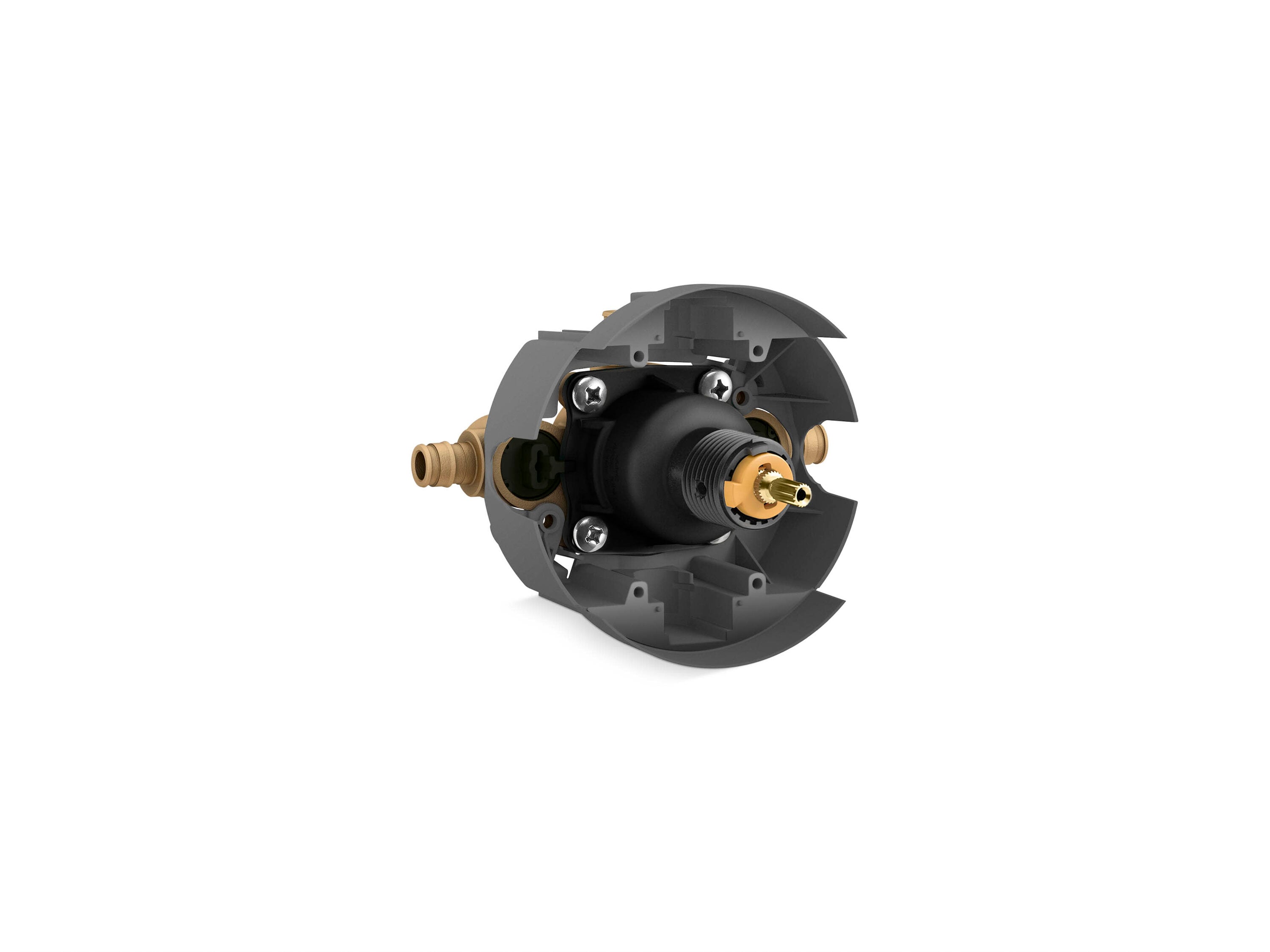 KOHLER Rite-Temp 1/2-in ID PEX x 1/2-in OD PEX Brass Pressure Balancing Valve for Shower
