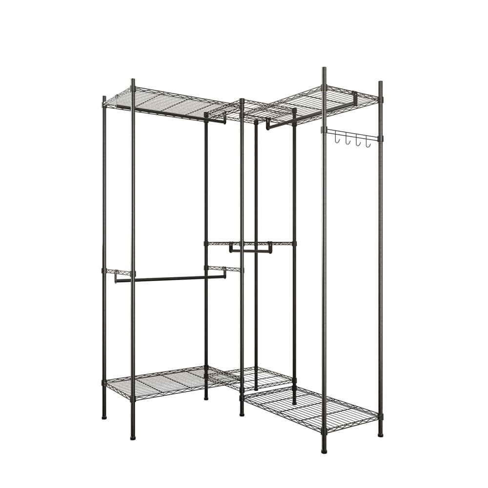Winado LO1G52001814 Black Steel Clothing rack