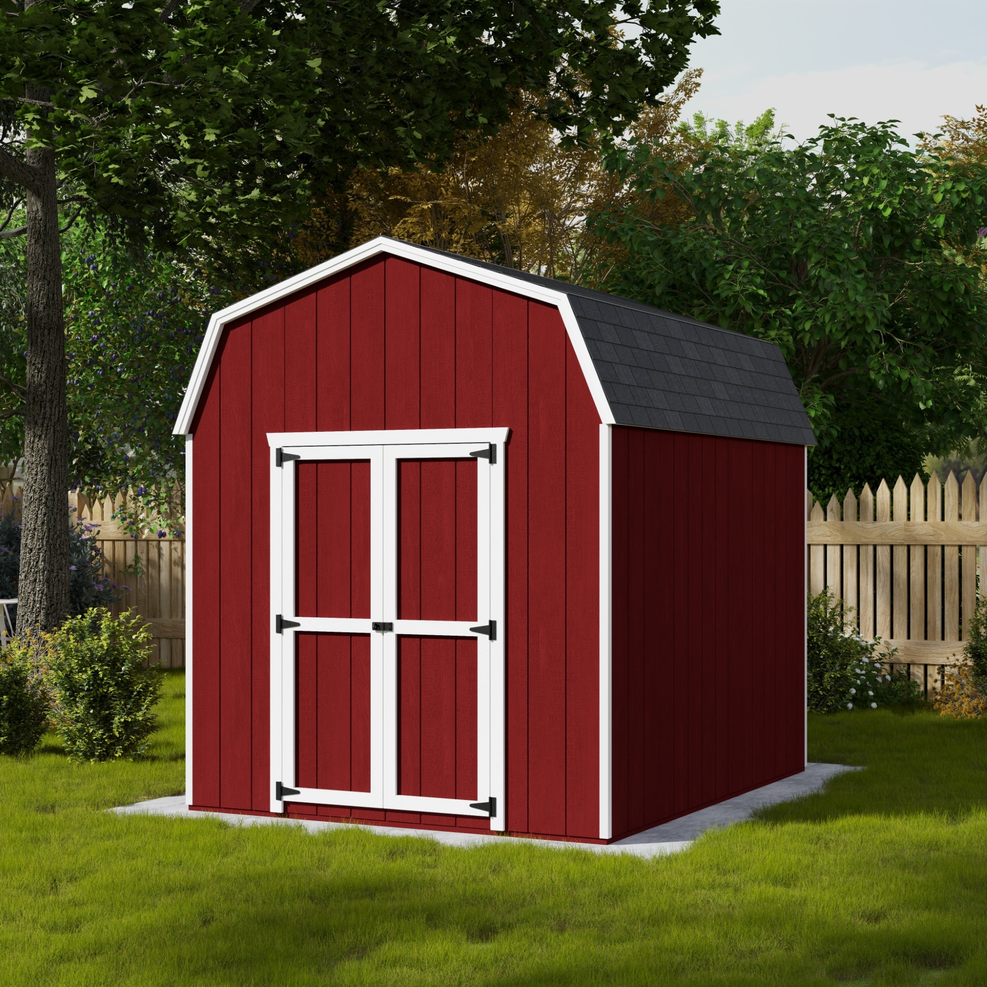 Little Cottage Co 8X10 VGB-6-PC Wood-Storage-Buildings - View #2