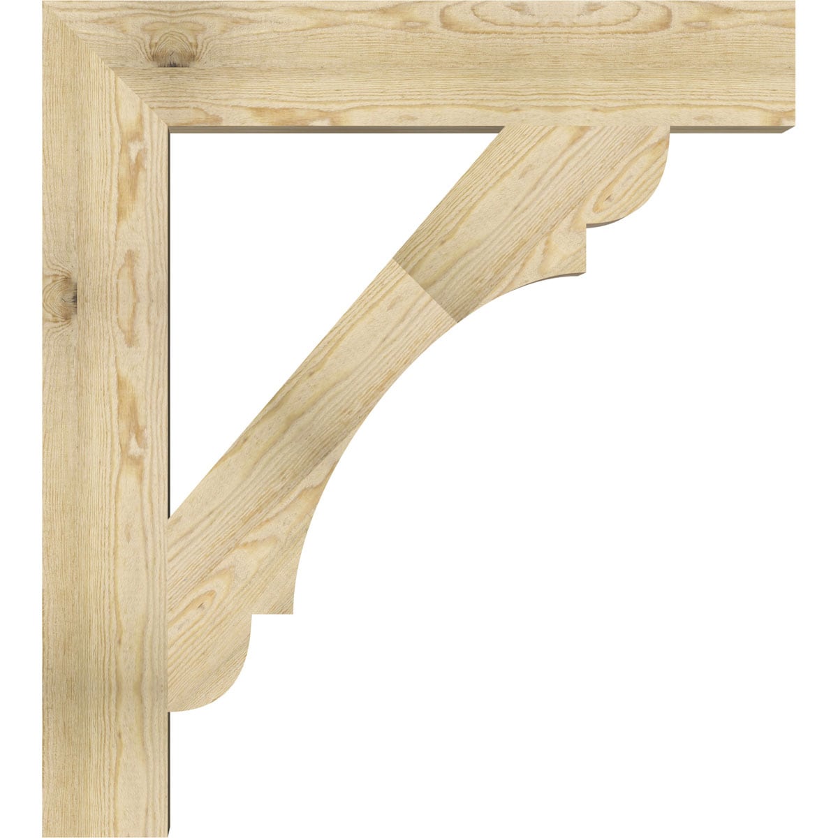 Ekena Millwork BKT06X36X40OLY05RDF Exterior-Brackets-Braces - View #3