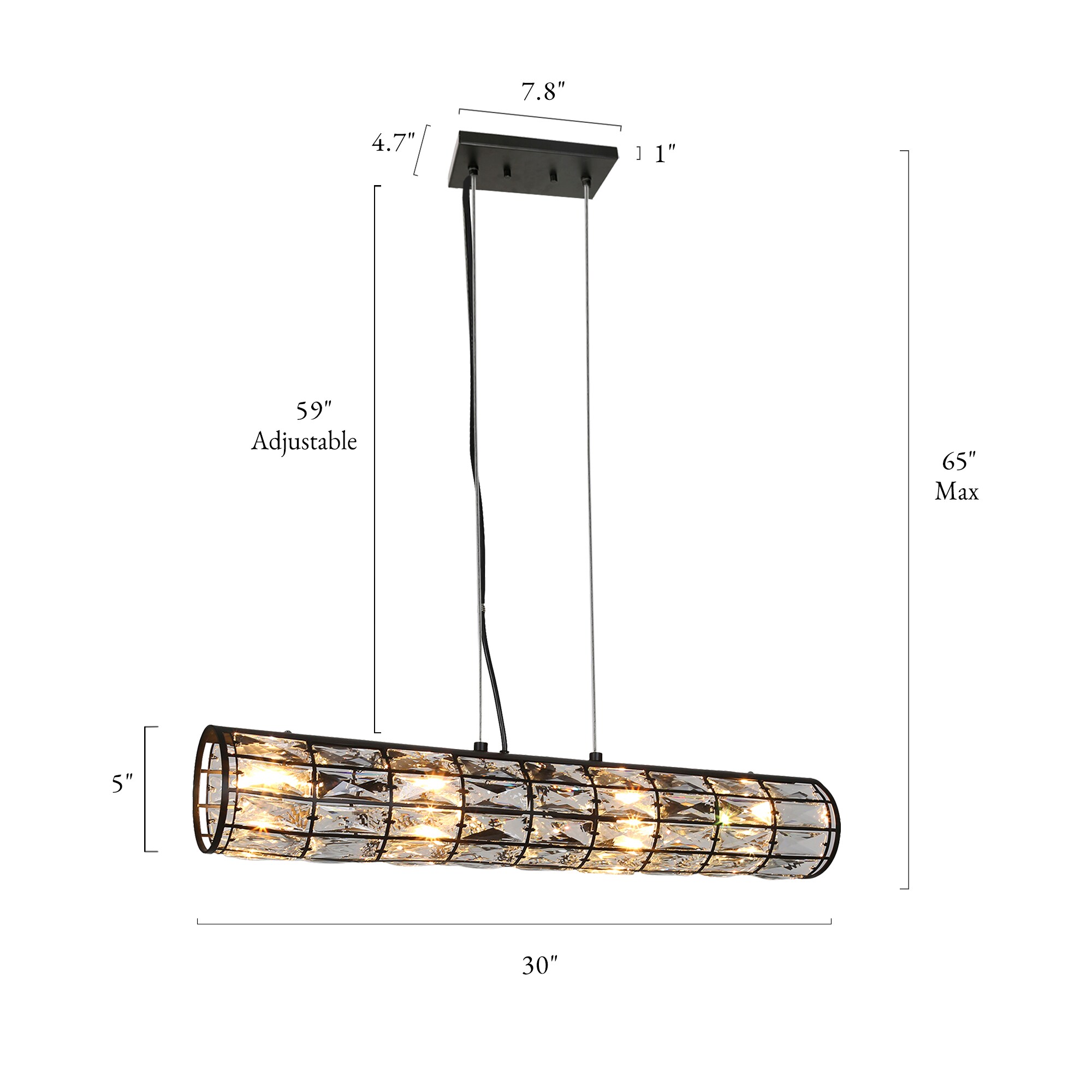 LNC F3E7BJLWS21H4M8 Pendant-Lights - View #6