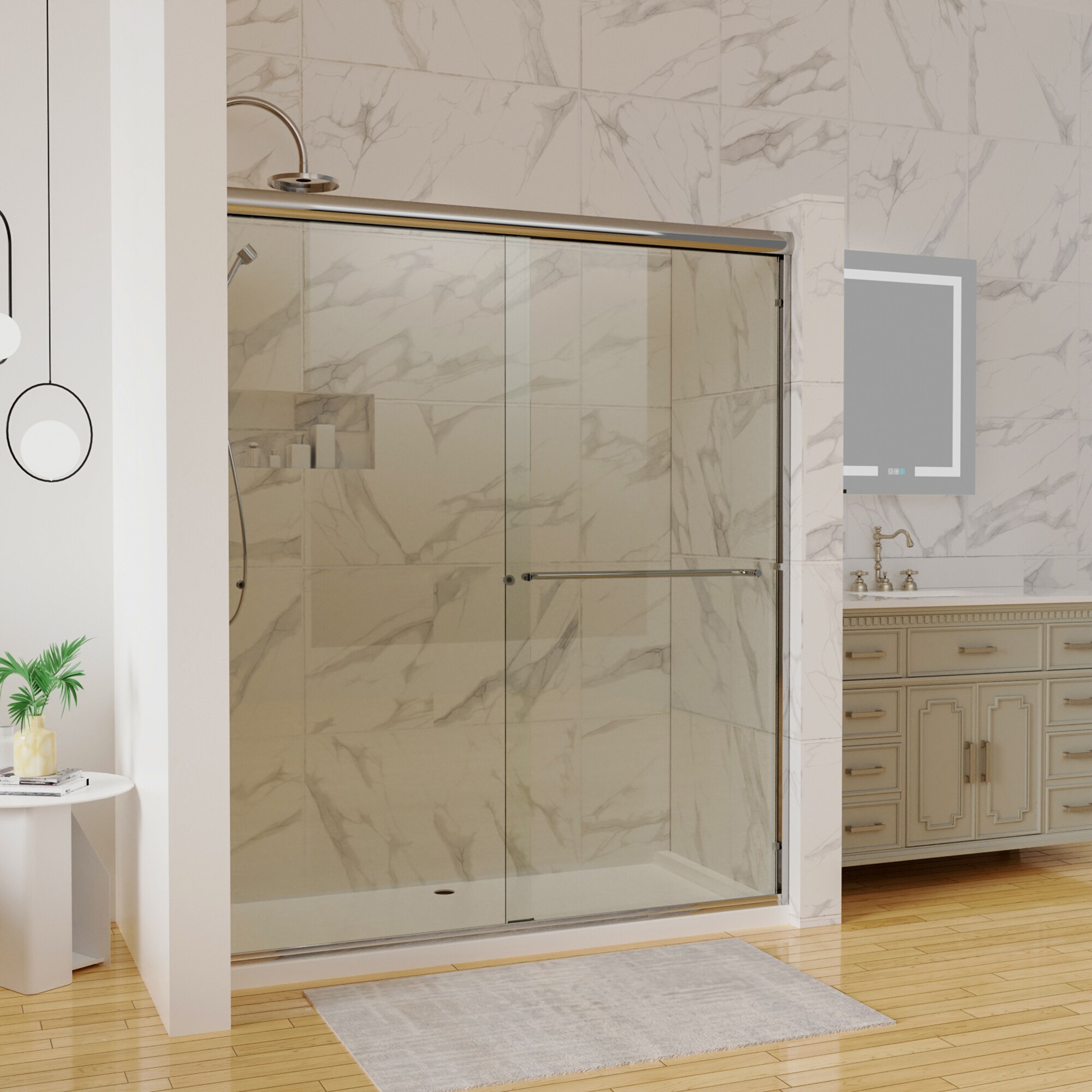 CASAINC EXB-B020-CP Shower-Doors - View #2