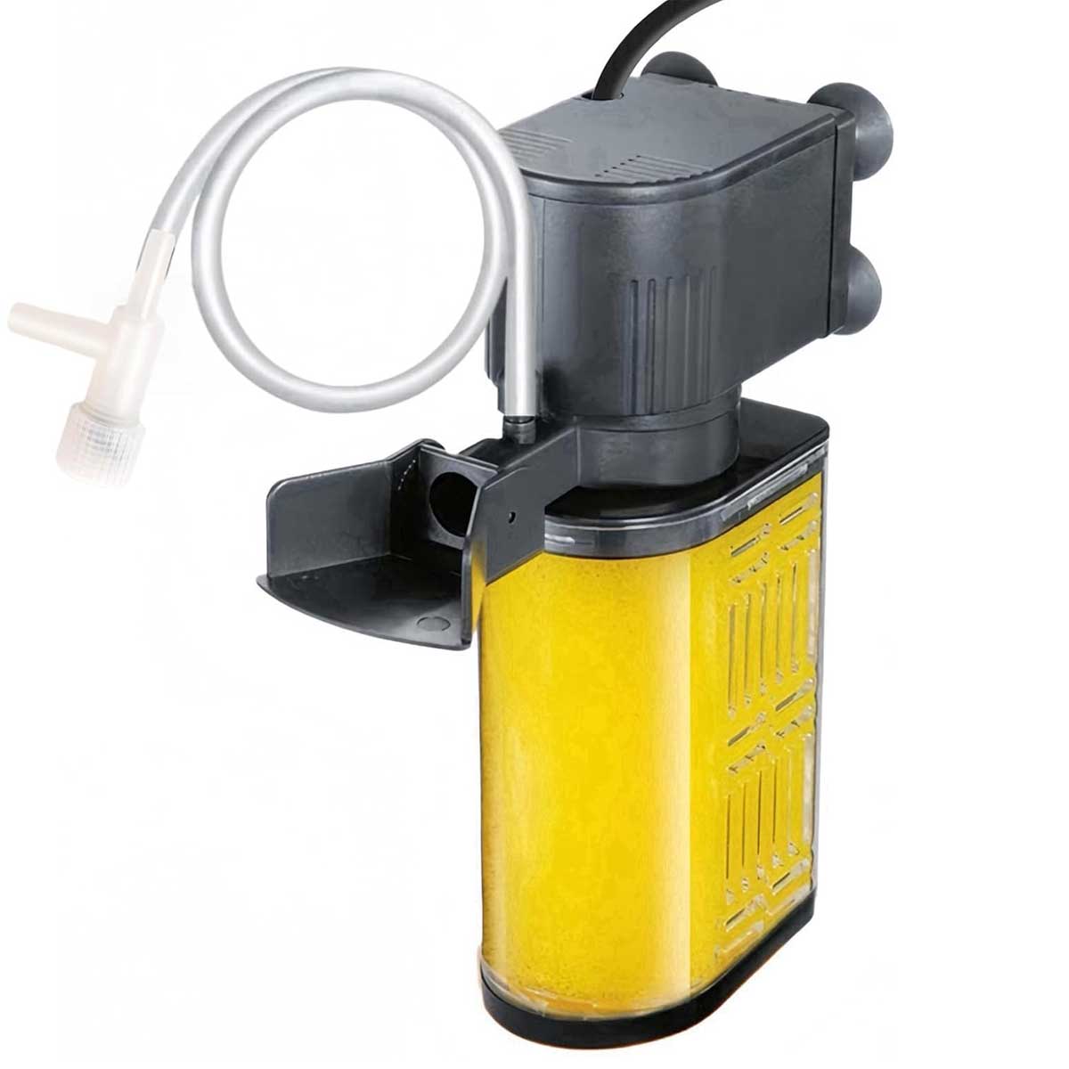 Aoibox  Aquarium Filter for 20-50 Gallons Ultra Quiet Fish Tank Biochemical Filtration 200GPH Powerful Pump Submersible Sponge Filter