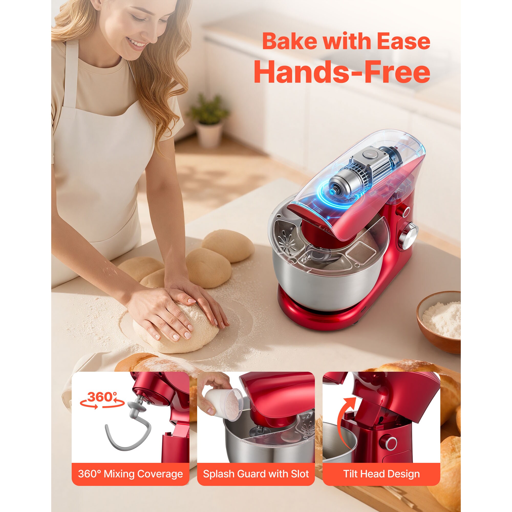 VEVOR CJBTMSJBJWDS8SCSV1V1 Stand-Mixers - View #7