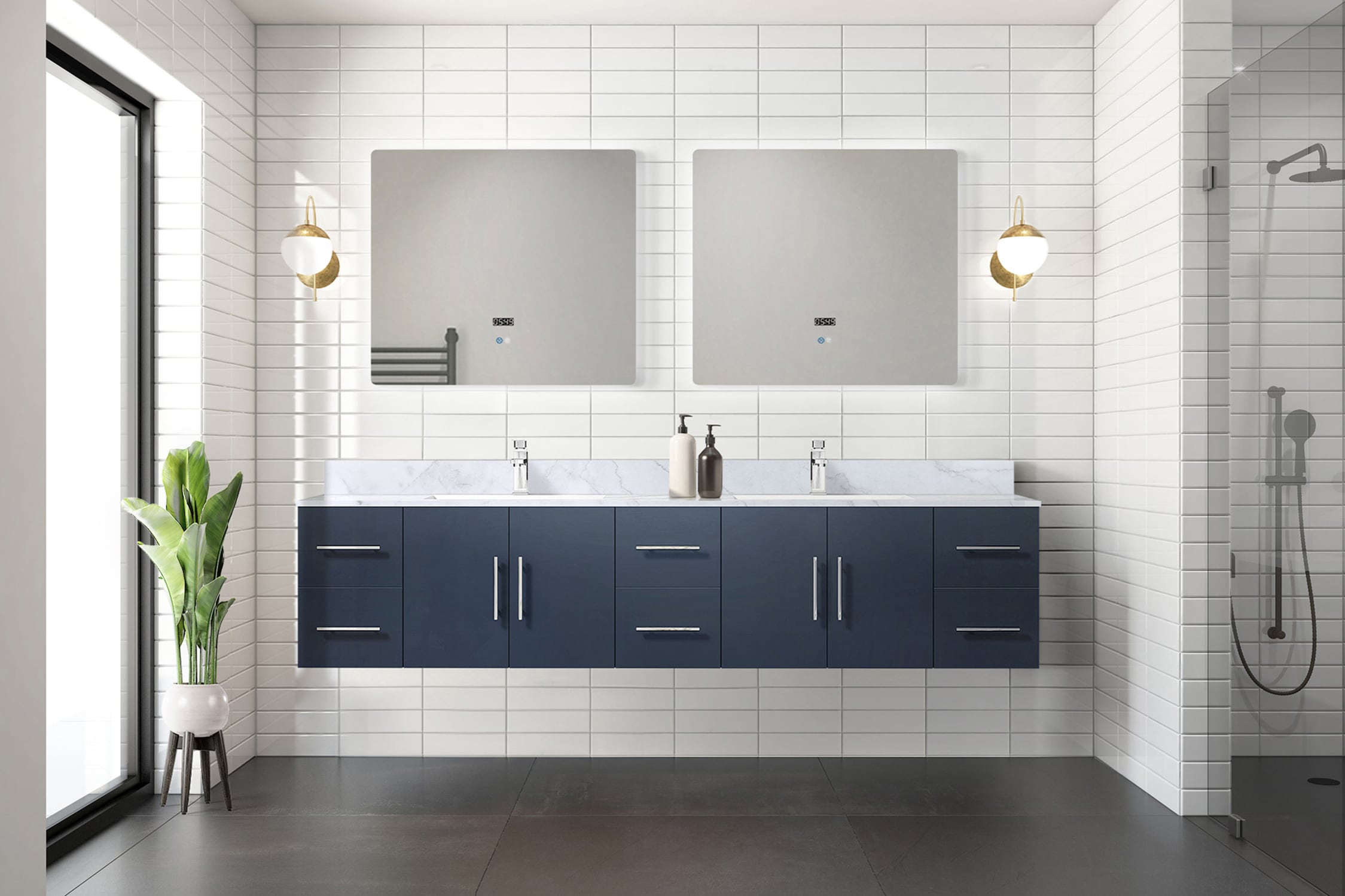 Lexora LG192284DEDSLM36 Bath-Vanity-Combo - View #9