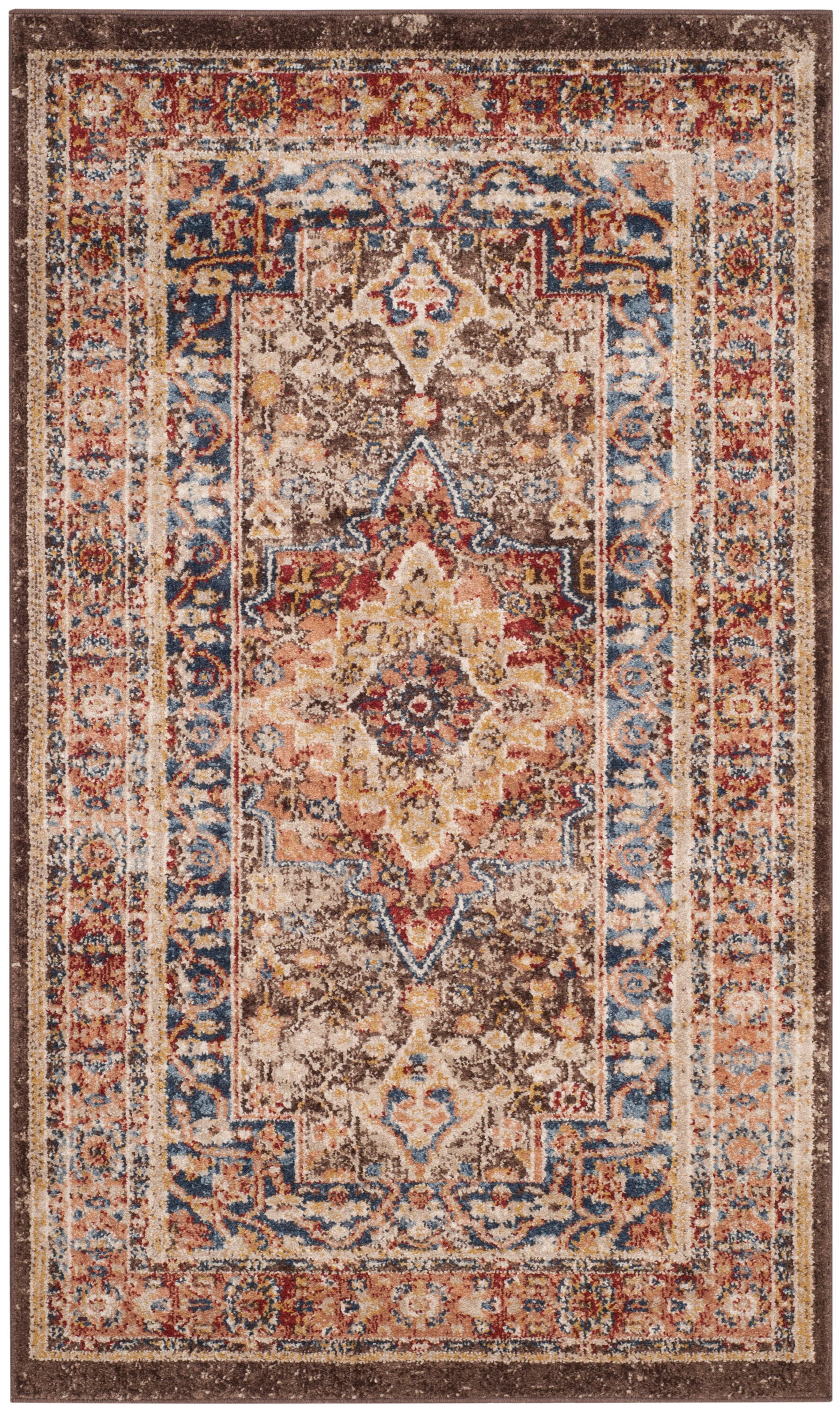 Bijar 652D Brown Rust 3in x 5in Rug