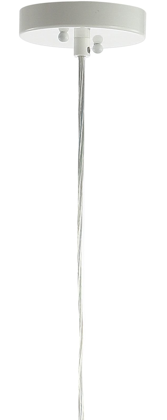 Stork 19" White Iron LED Adjustable Drum Pendant Light