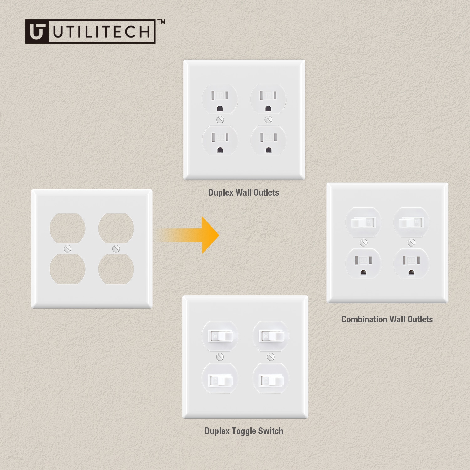 Utilitech 3022-WH10 Electrical-Wall-Plates - View #5