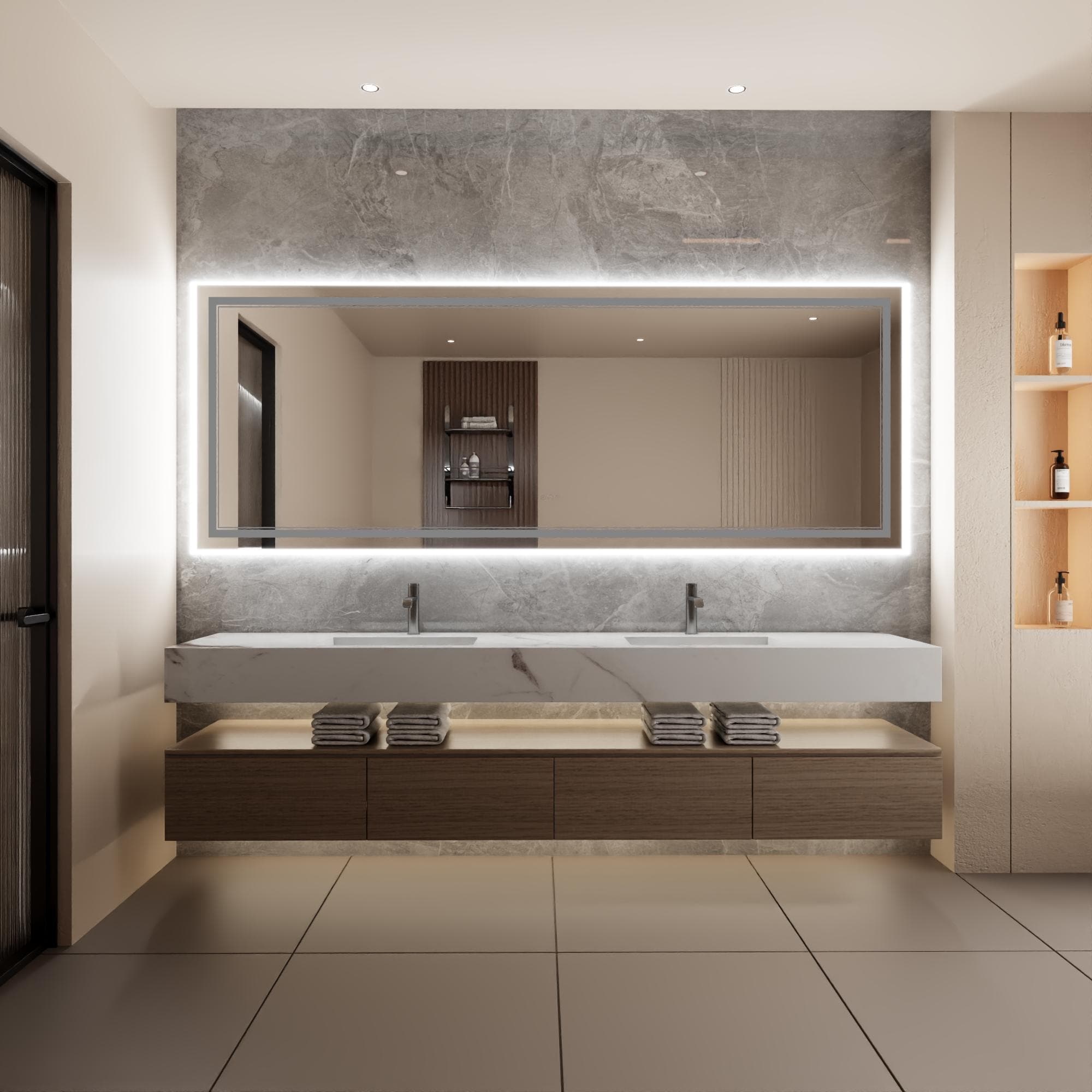 Bayfeve BFXB-16S3696-MIR Framed-Bath-Mirrors - View #18